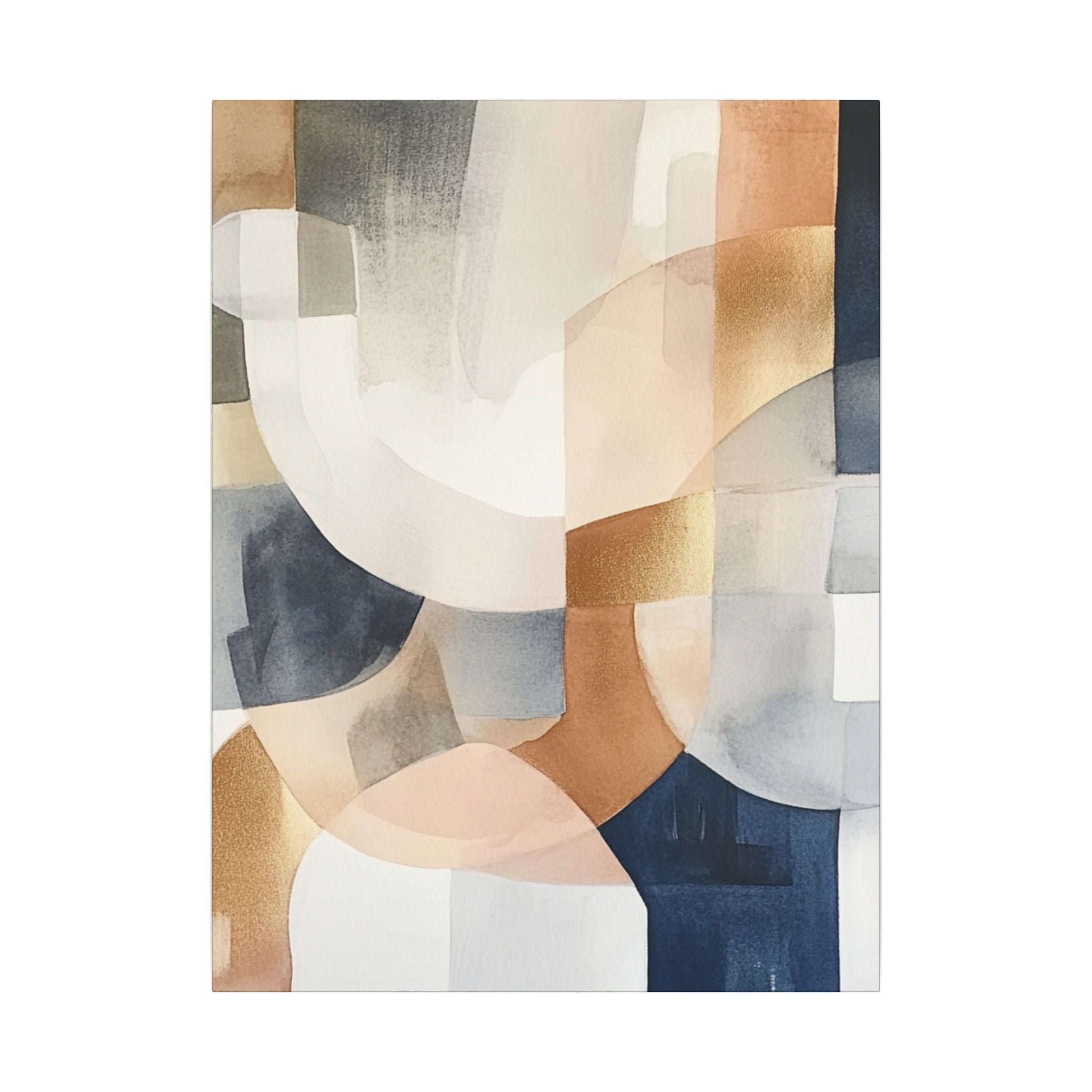 Abstract Neutral Wall Art Print | Boho Earthy Home Decor | Biege Ivory Modern Organic Art