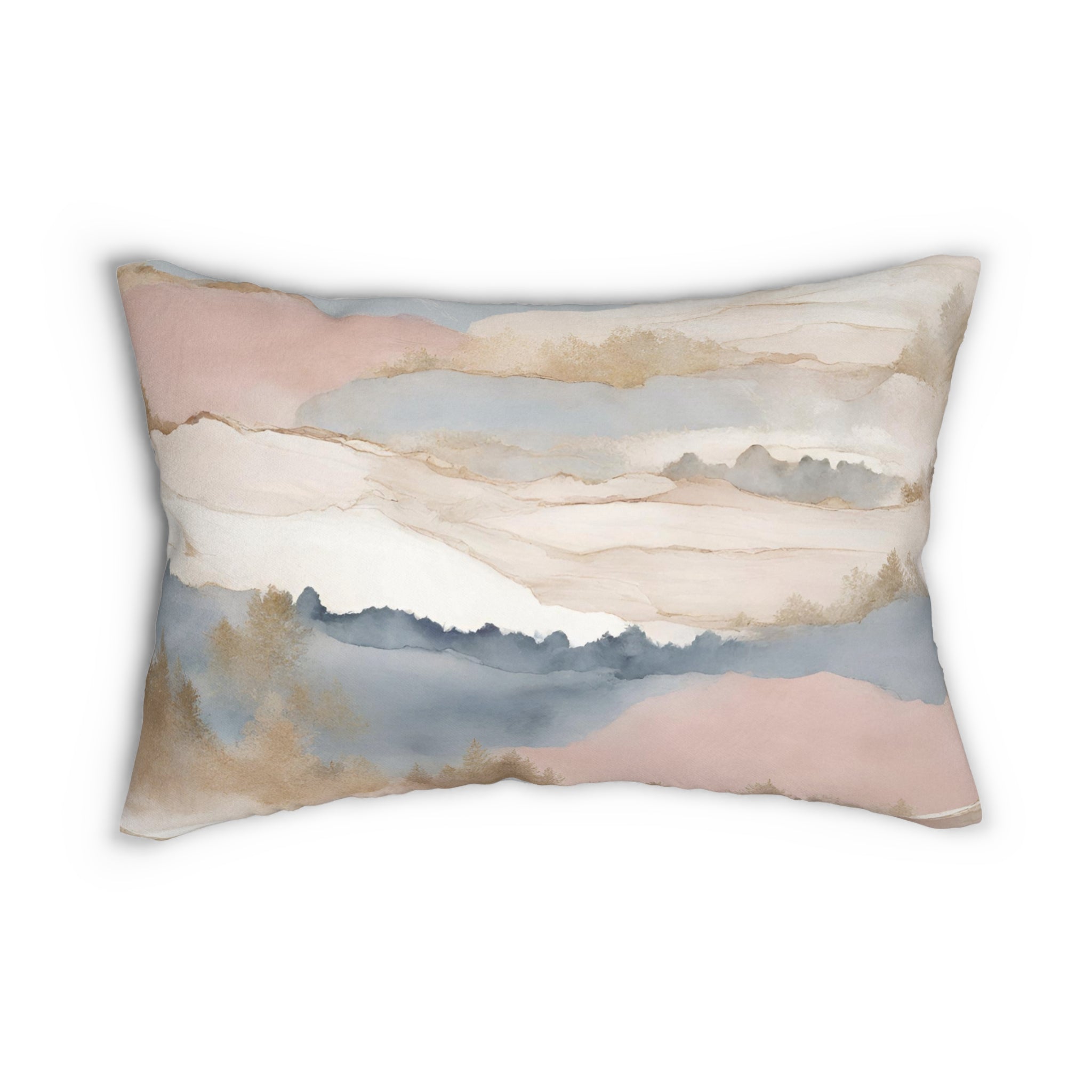 Lumbar rectangle throw pillow