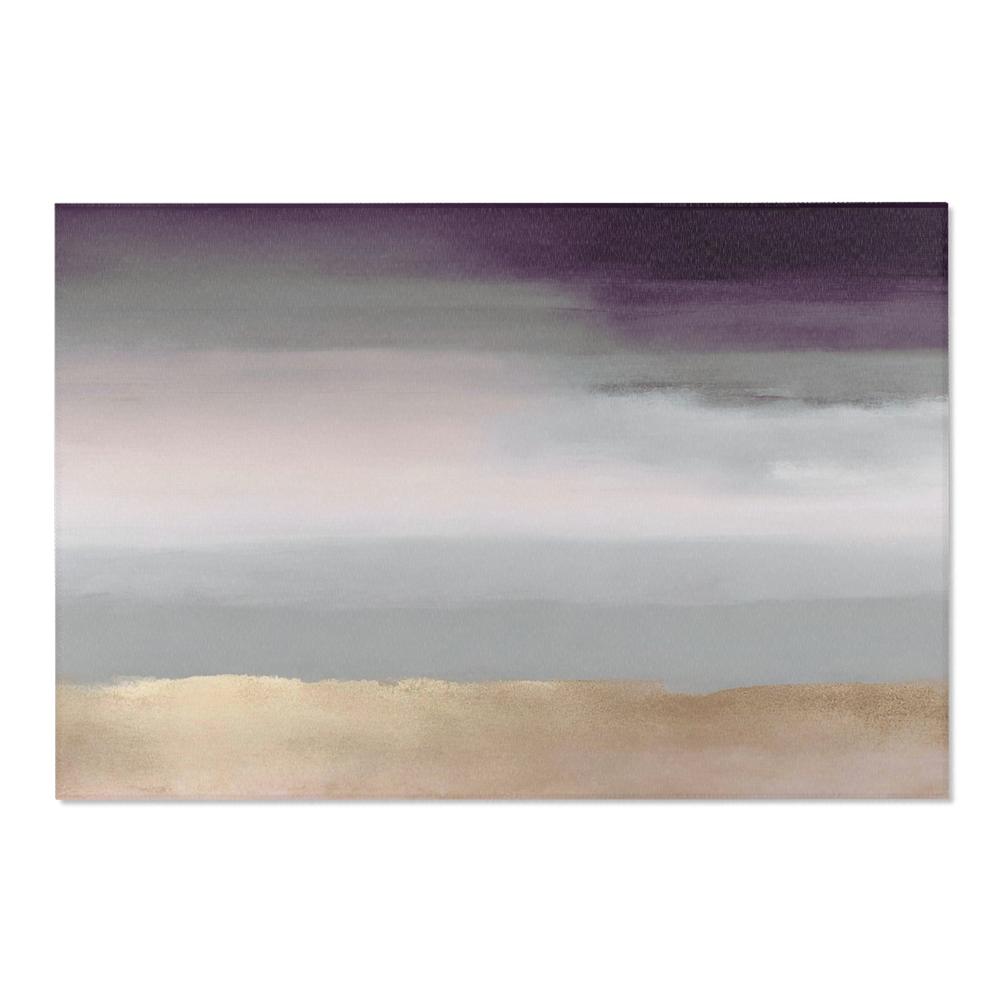 Abstract Large Area Rug | Modern Rug, Purple, Grey Pink, Gold