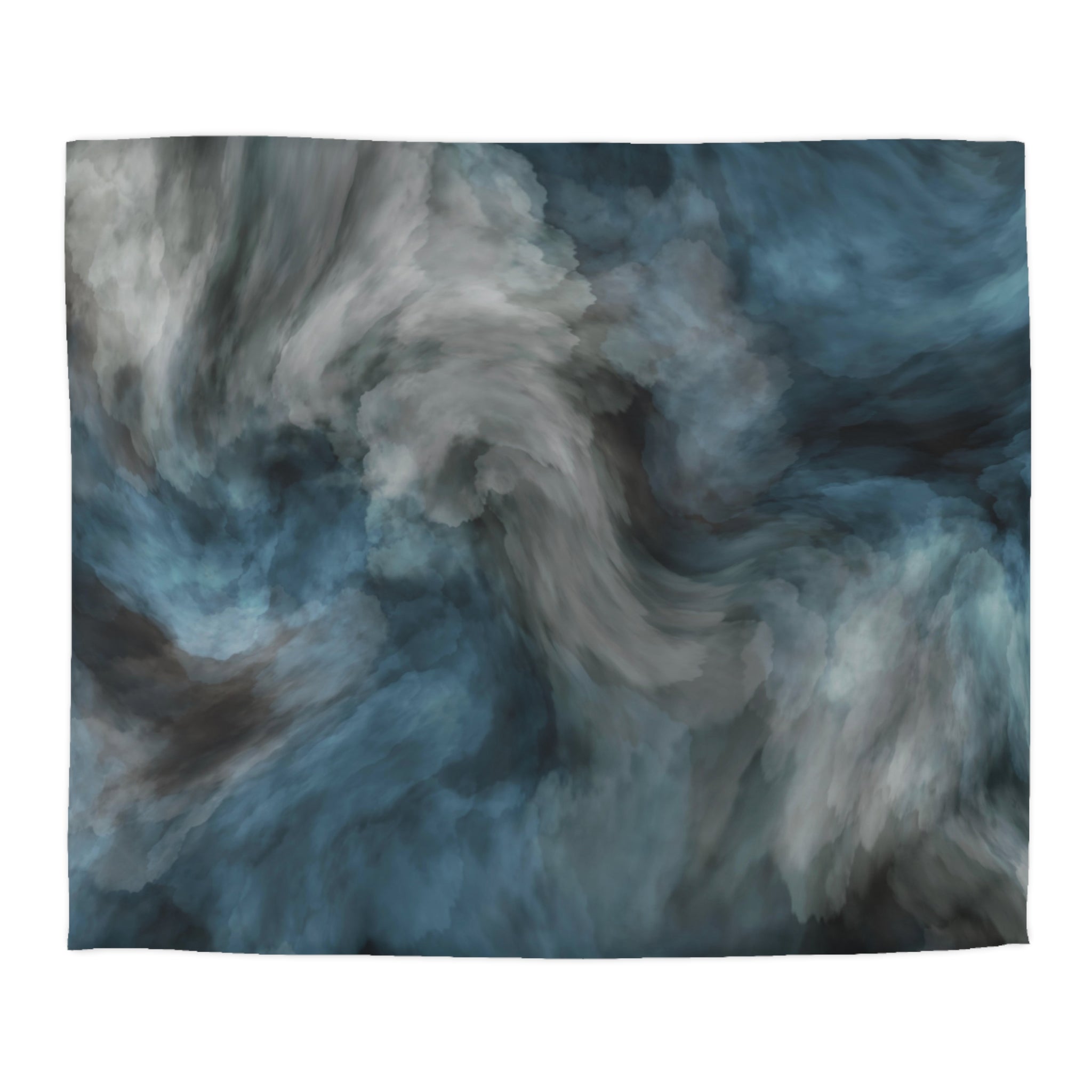 Abstract Duvet, Pillow Cover | Blue Grey Bedroom Decor