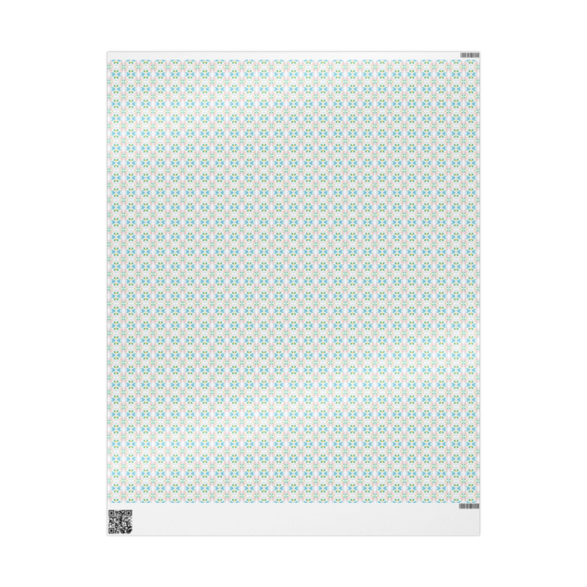 Pastel Pink Blue Mint Watercolor Wrapping Paper, Gift Wrap