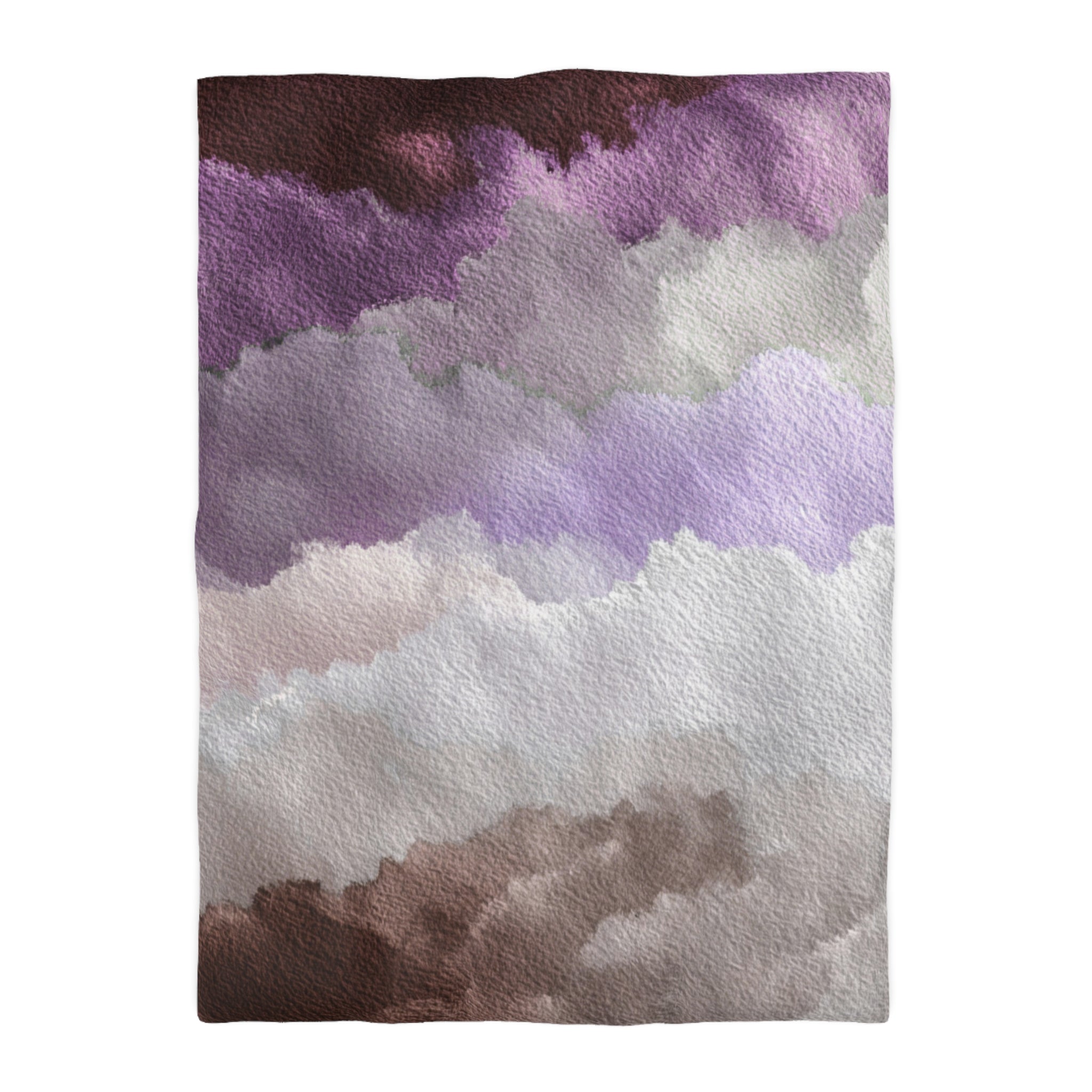 Ombre Duvet, Pillow Cover | Purple Brown Bedroom Decor