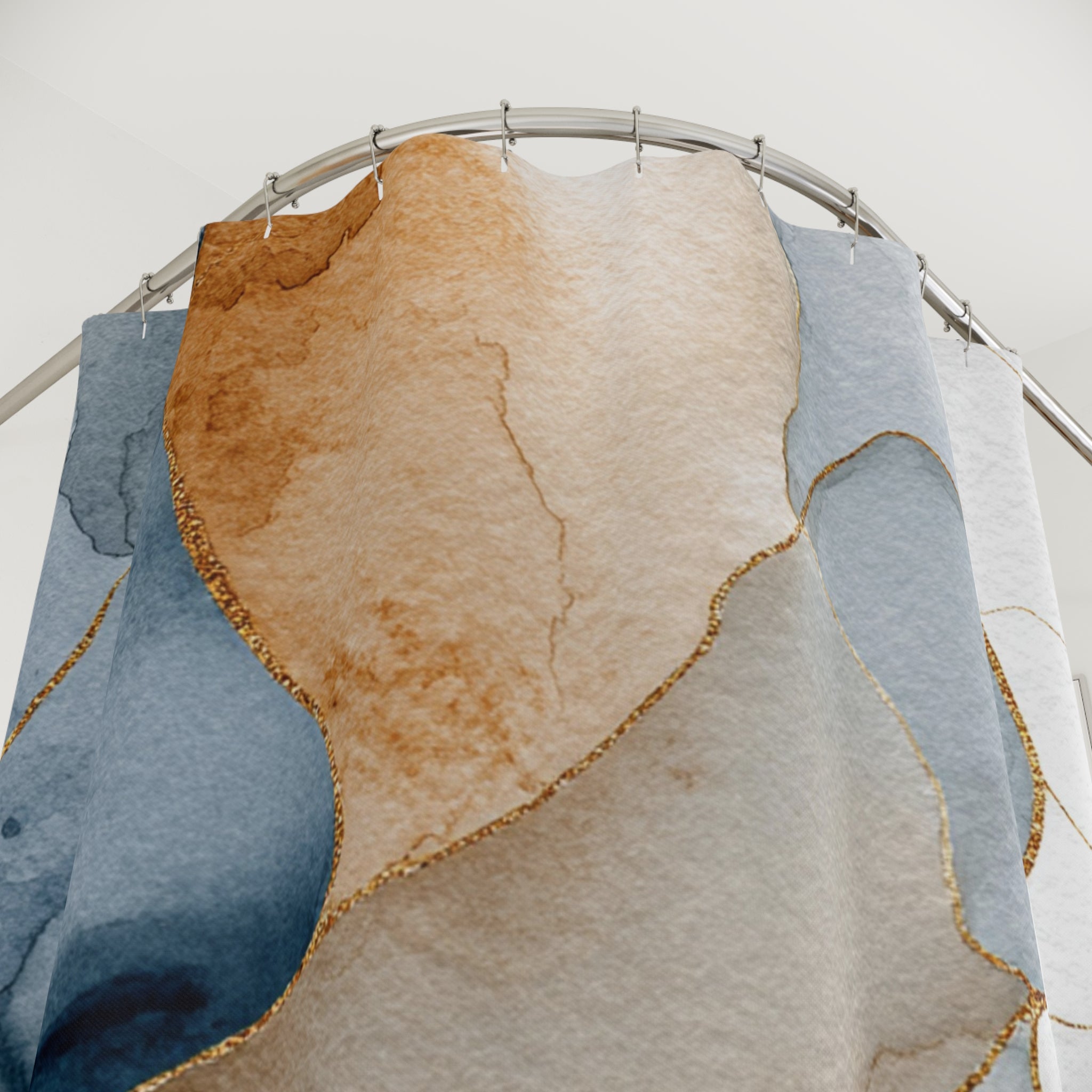 Avant Garde Shower Curtain | Abstract Watercolor Bathroom Decor