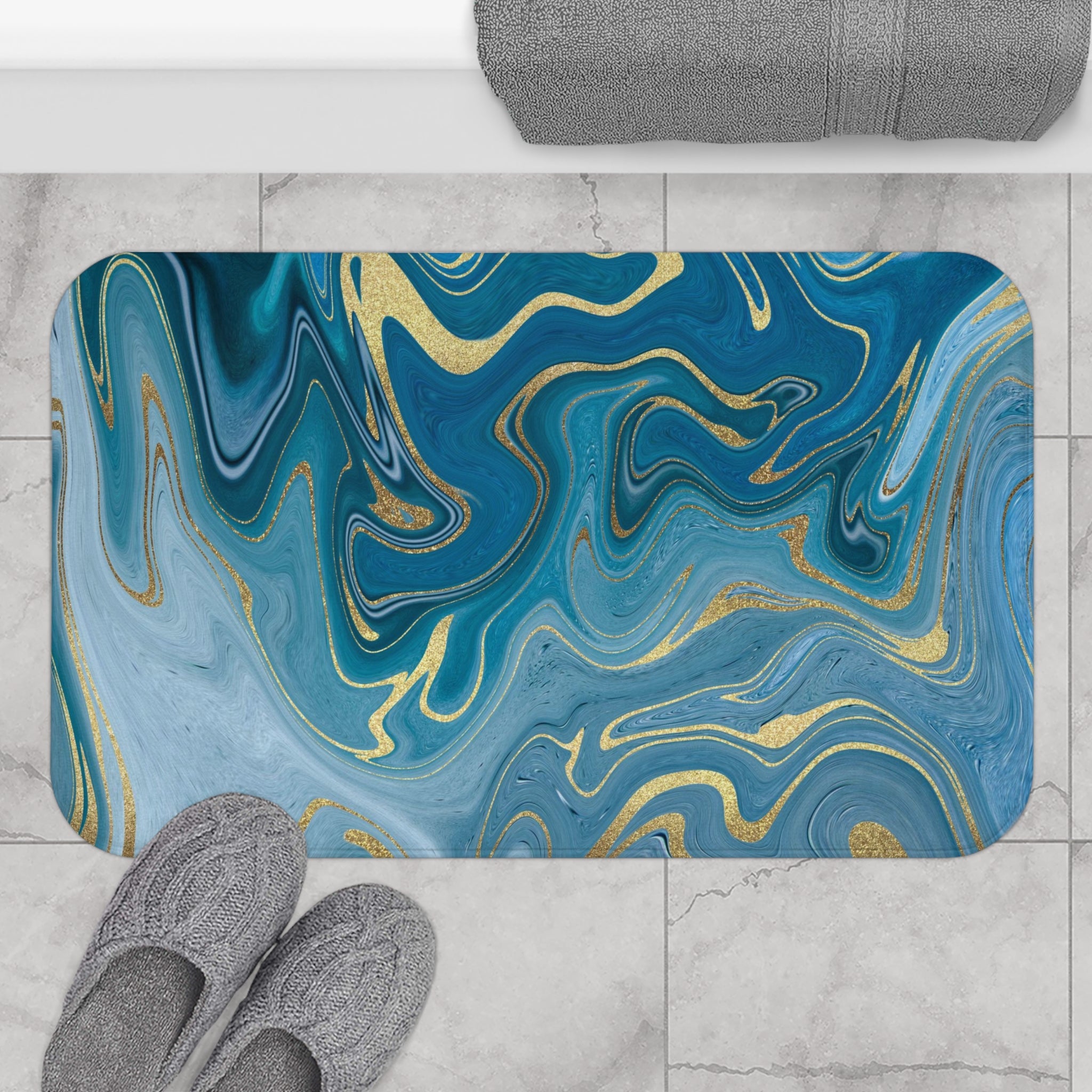 bathroom rug