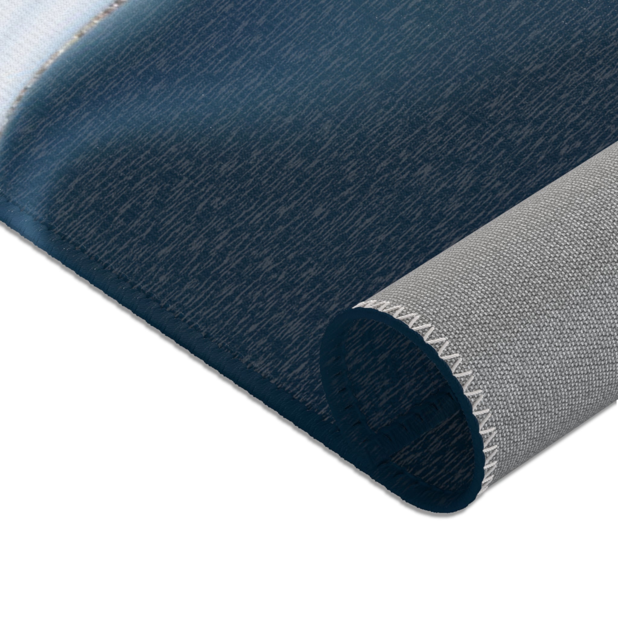 Abstract Large Area Rug | Modern Rug, Navy Blue