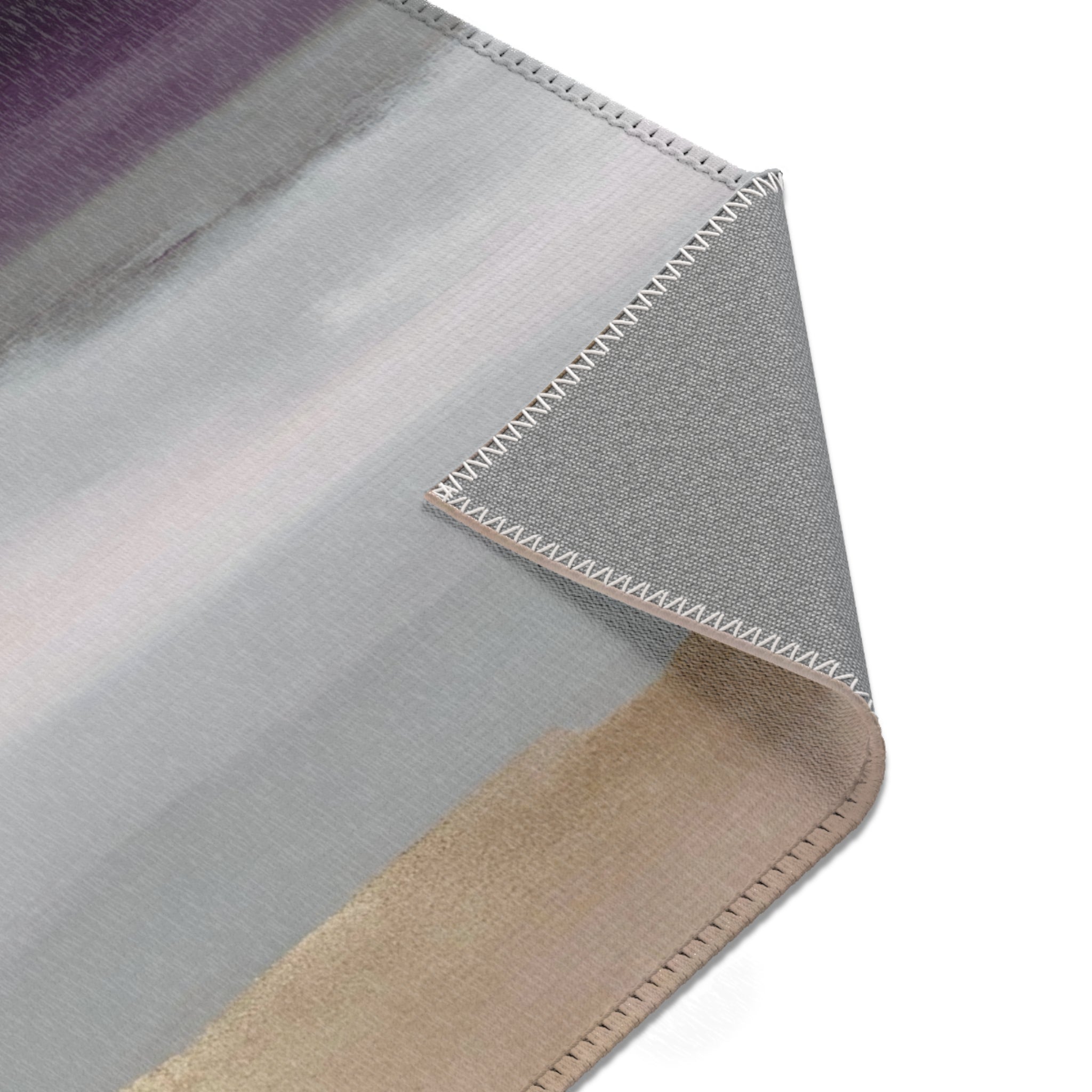 Abstract Large Area Rug | Modern Rug, Purple, Grey Pink, Gold