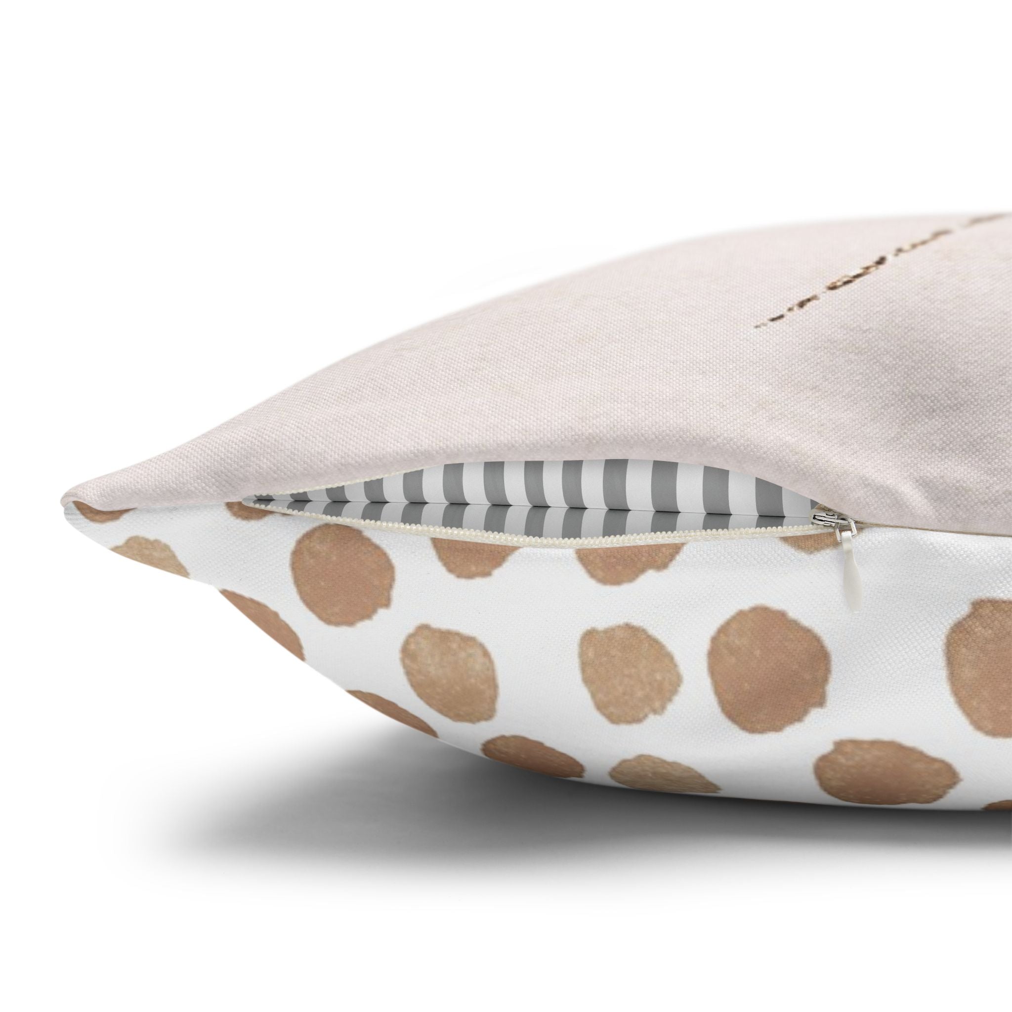 Abstract Pillow Cover | Earthy Neutral Blue Burnt Orange Beige Watercolor Pillowcase