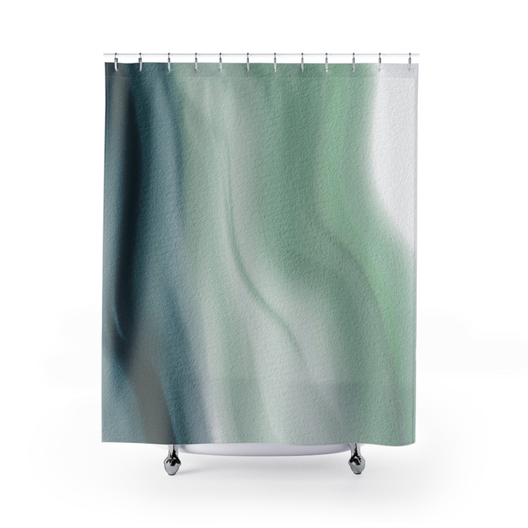 modern boho fabric shower curtain