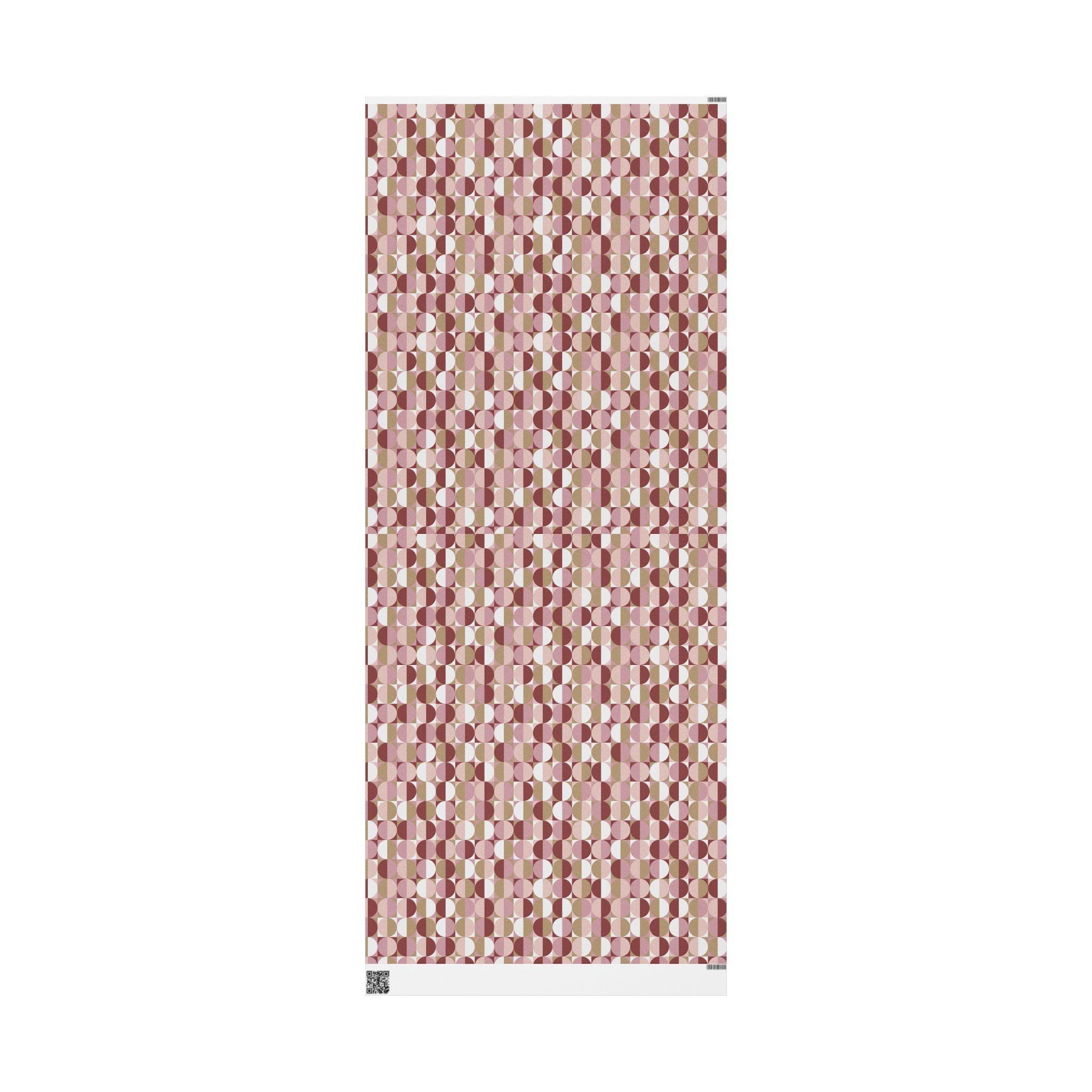 Retro Wrapping Paper, Geometric Gift Wrapping for the Holidays, Birthdays
