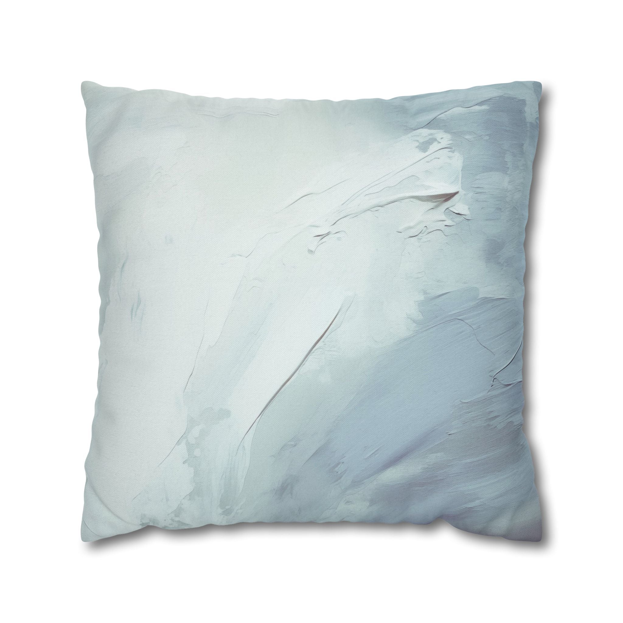 Abstract Blue Pillow Cover | Sky Pale Blue Ombre