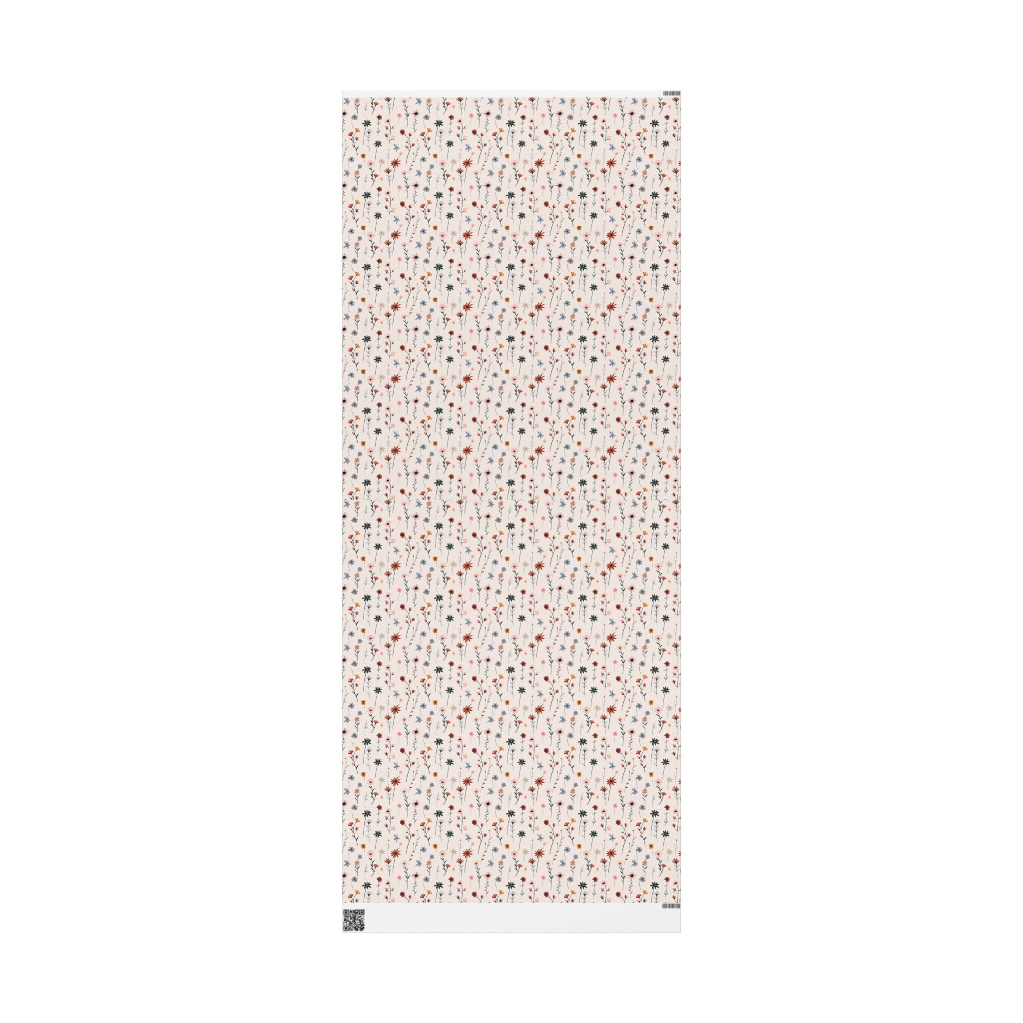 Floral Wrapping Paper | Blush Colorful Wildflowers