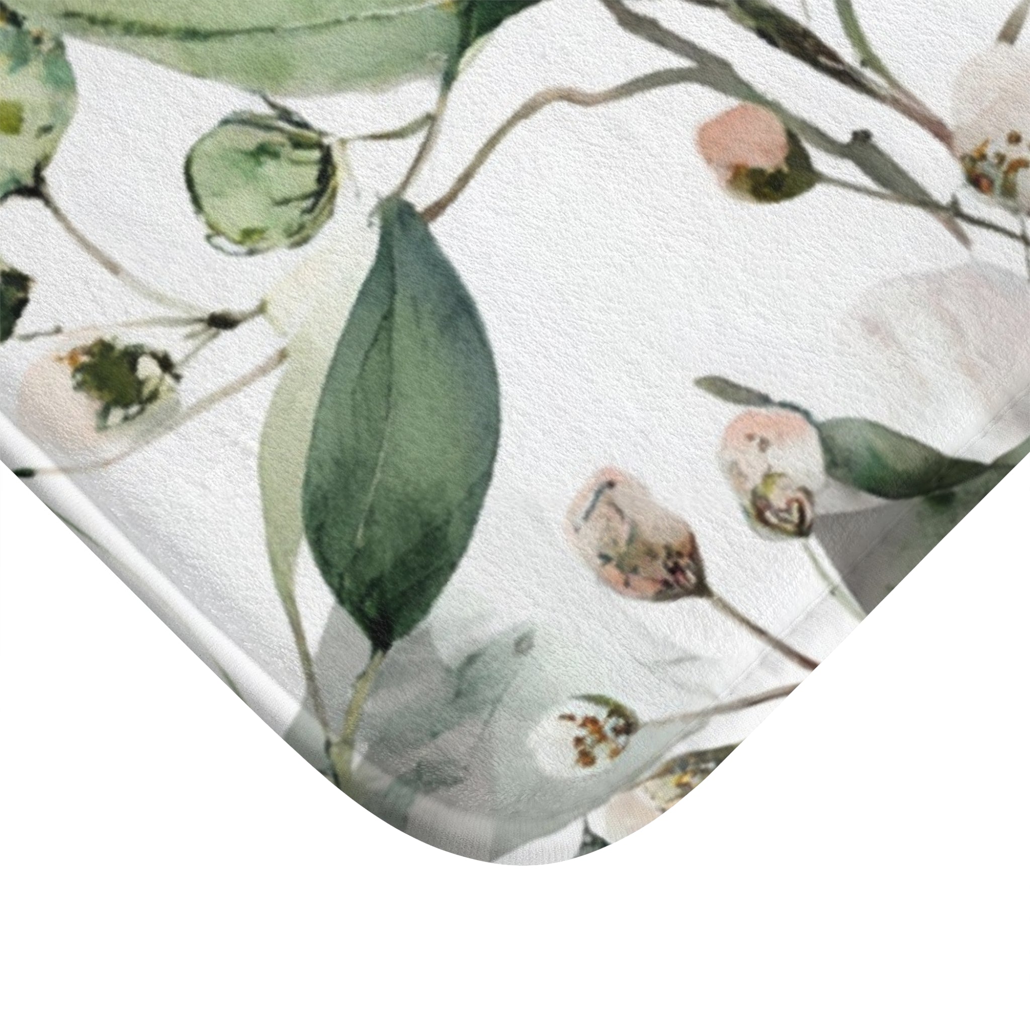 Floral Bath Mat | Botanical Forest Kitchen Mat