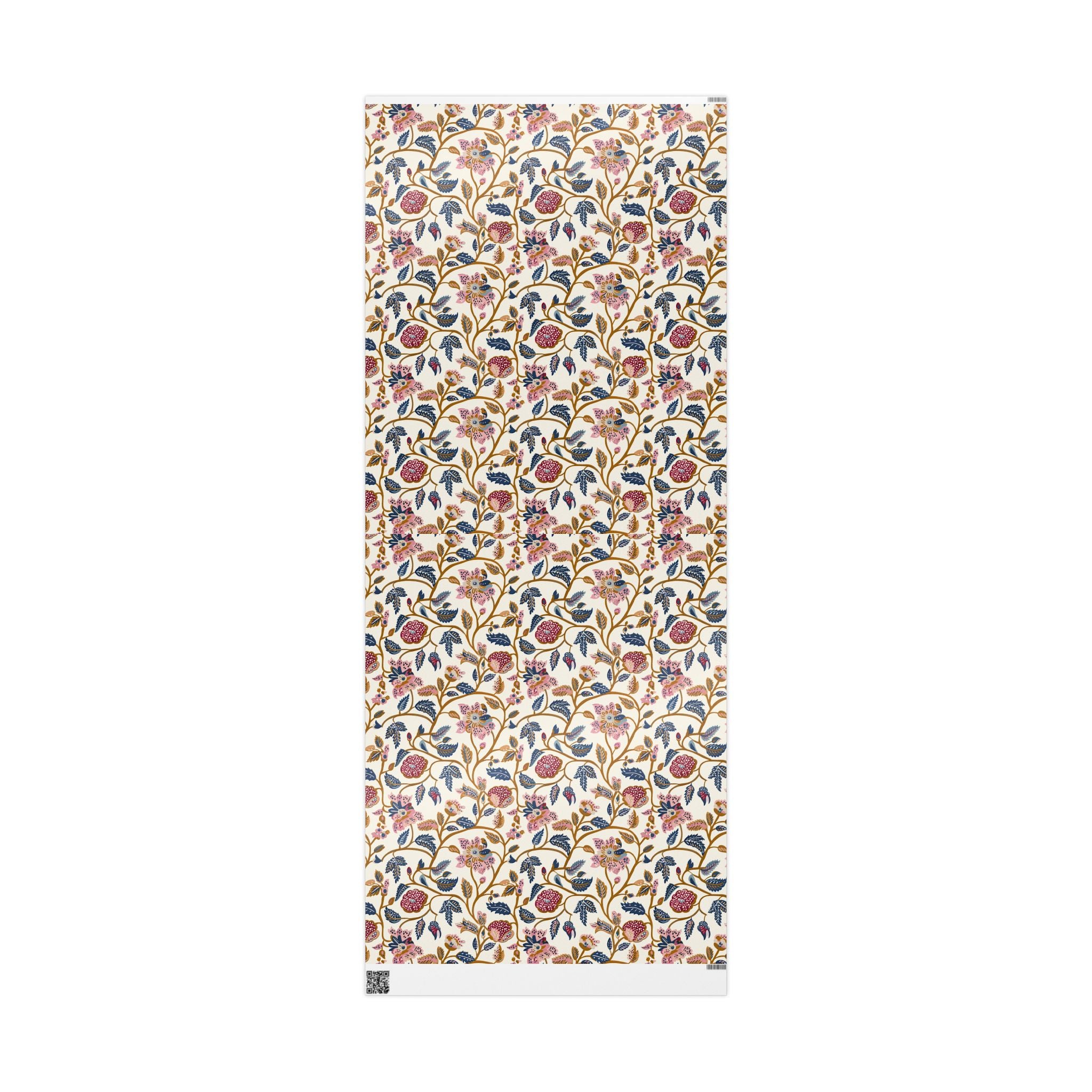 Gift Wrapping Paper | Colorful Indian Chintz Floral Wrap for the Holidays, Birthdays