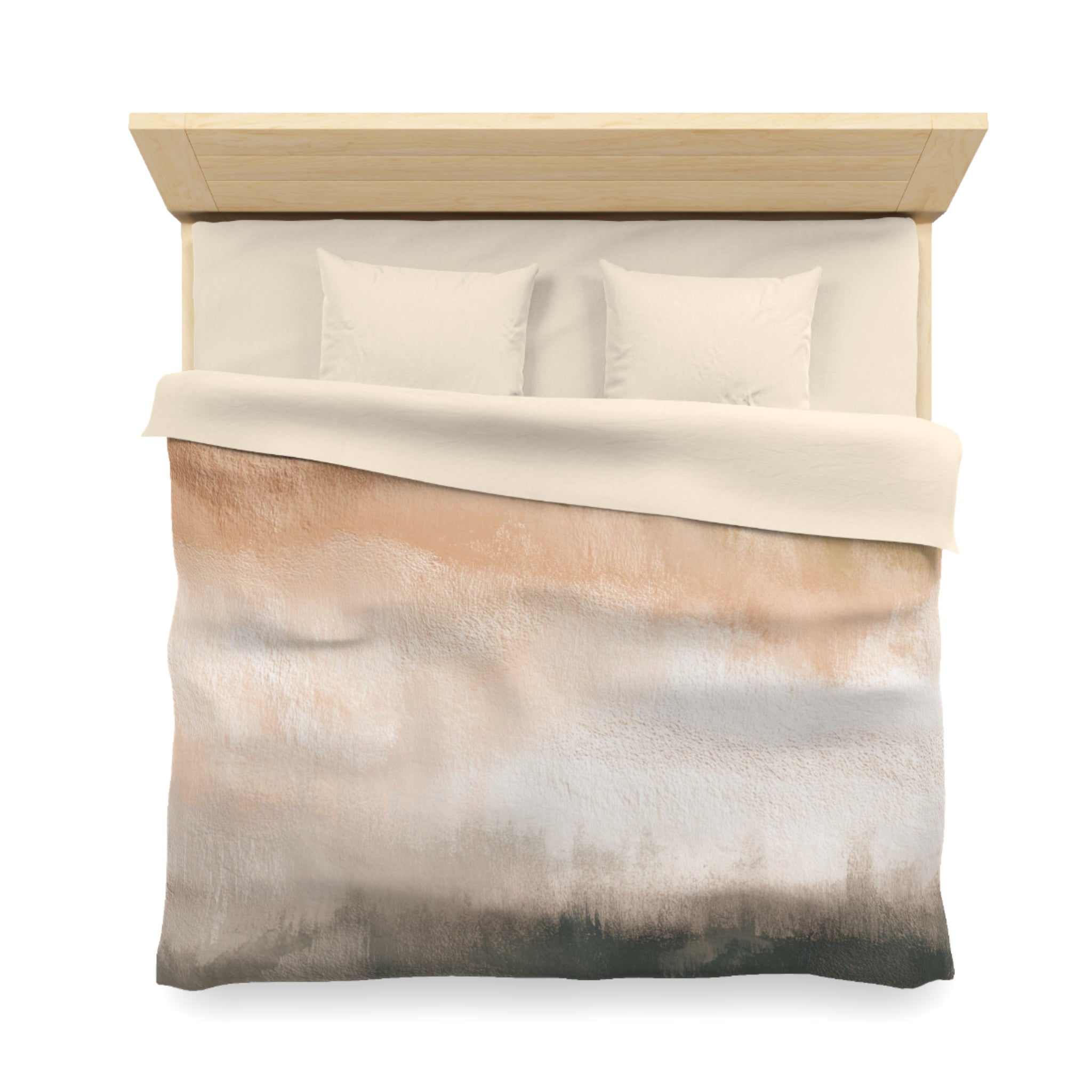 Ombre Duvet, Pillow Cover | Beige Grey Bedroom Decor