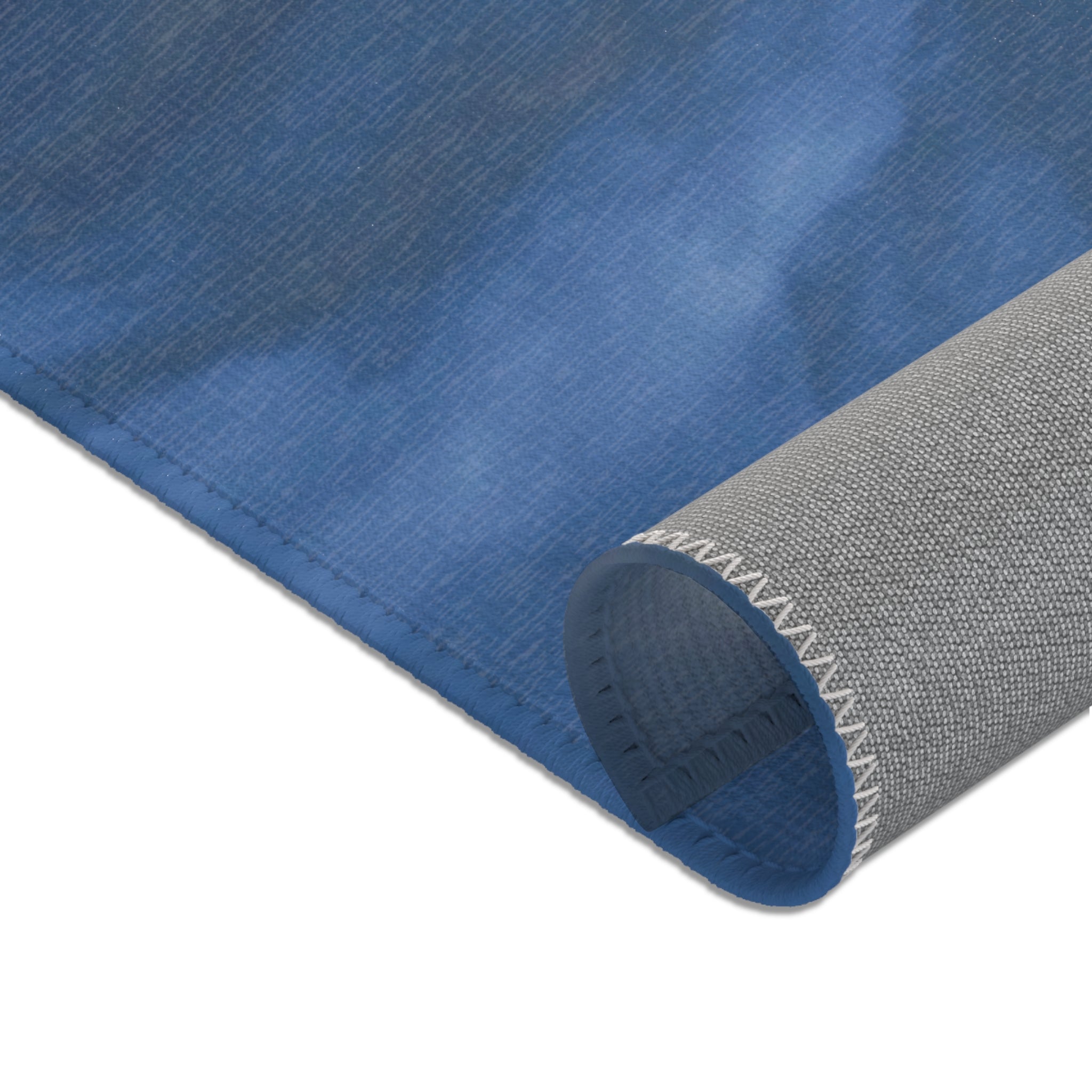 Abstract Area Rug | Blue Grey Watercolor Artsy Rug