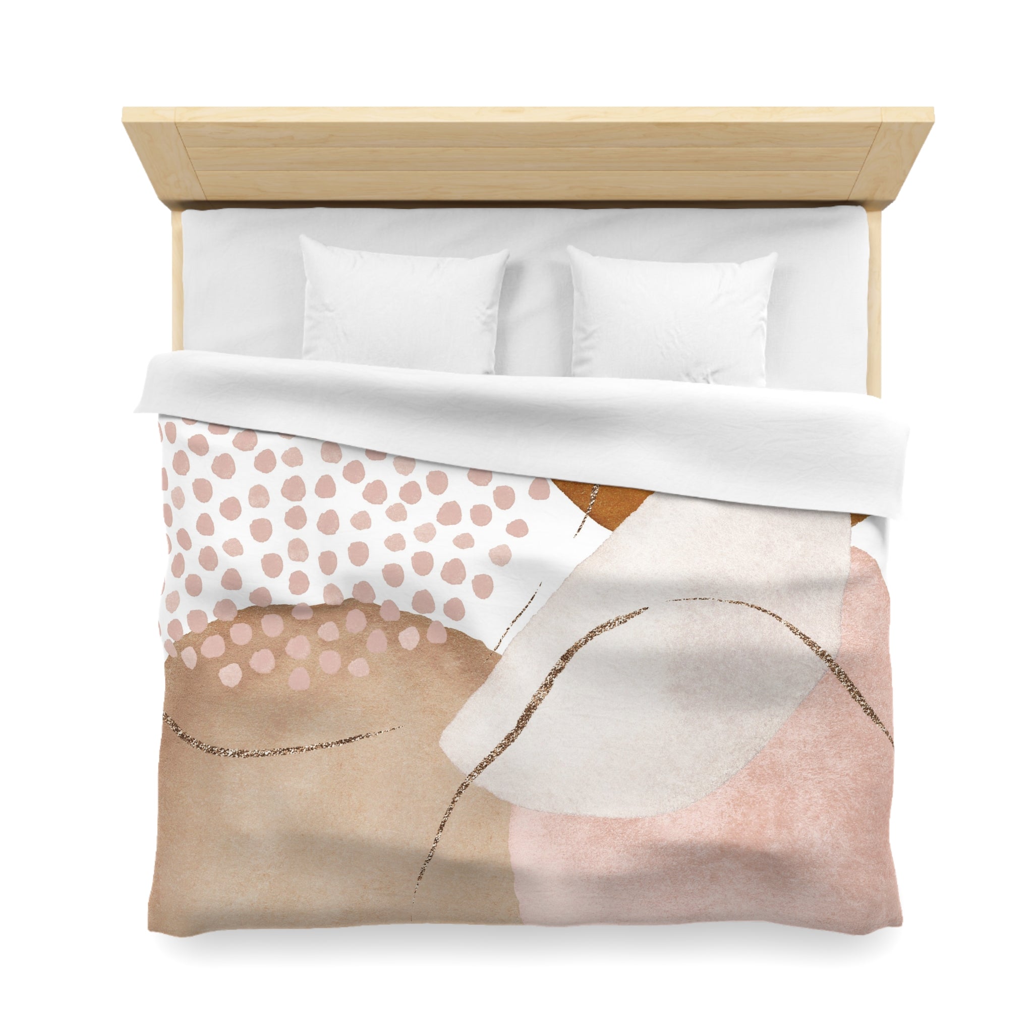 Abstract Duvet, Pillow Cover | Blush Bedroom Decor