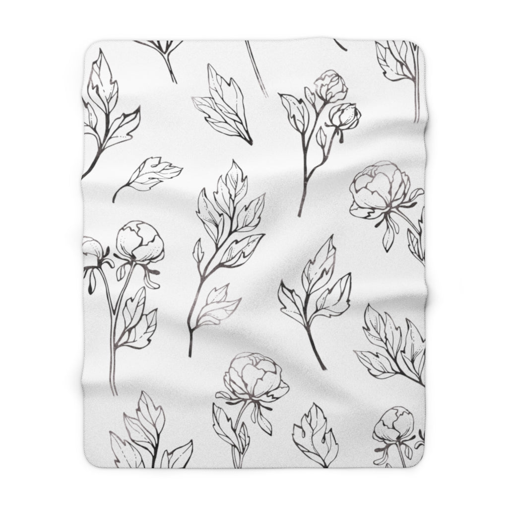 sherpa fleece throw blanket