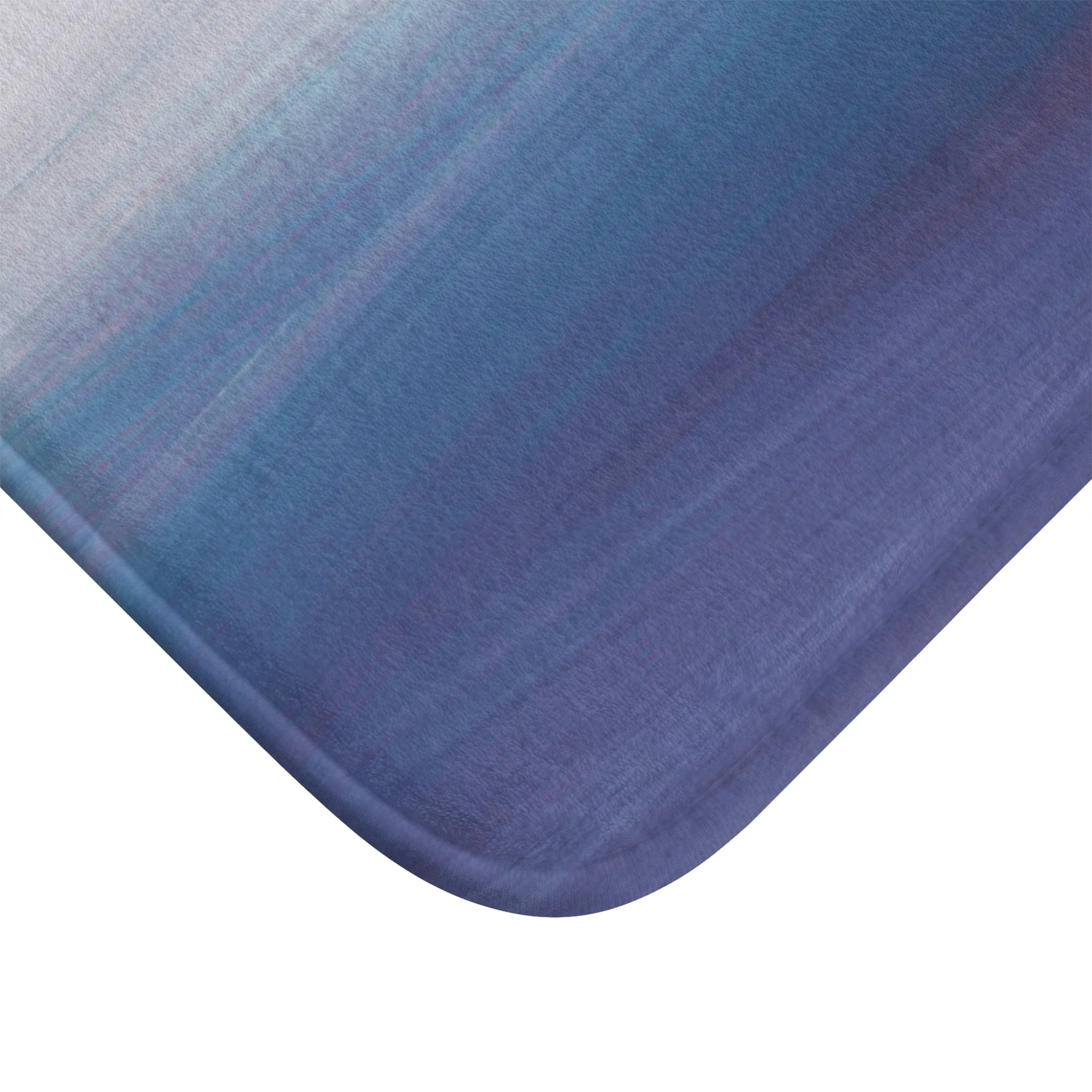 Boho Abstract Bath, Kitchen Mat | Navy Blue Lavender Purple