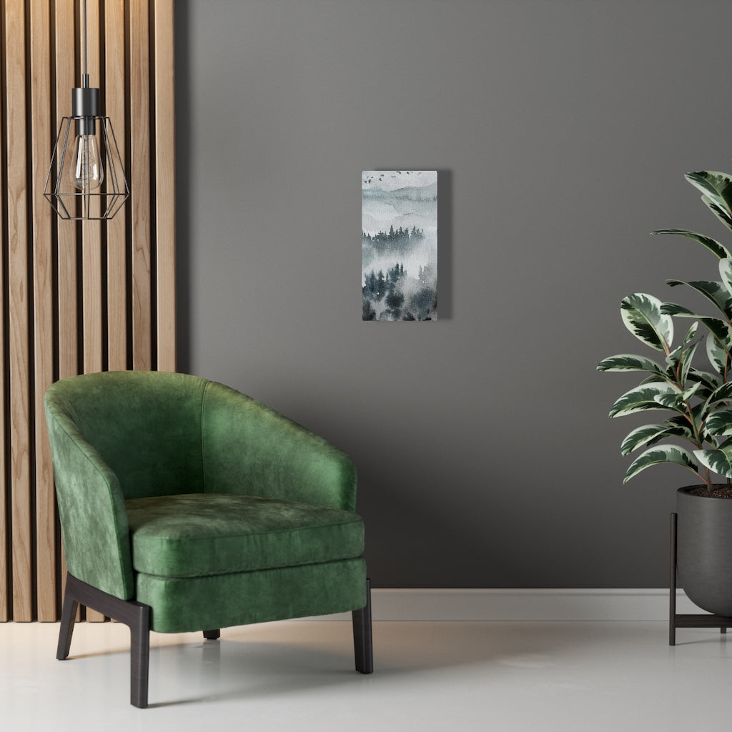 Nature Wall Canvas Art | Gray Woodlands