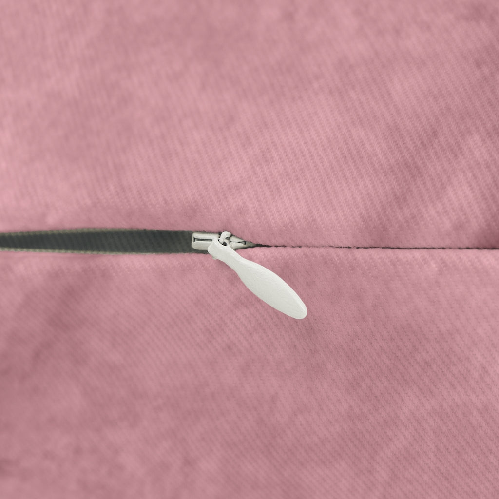 Abstract Boho Lumbar Pillow | White Blush Pink