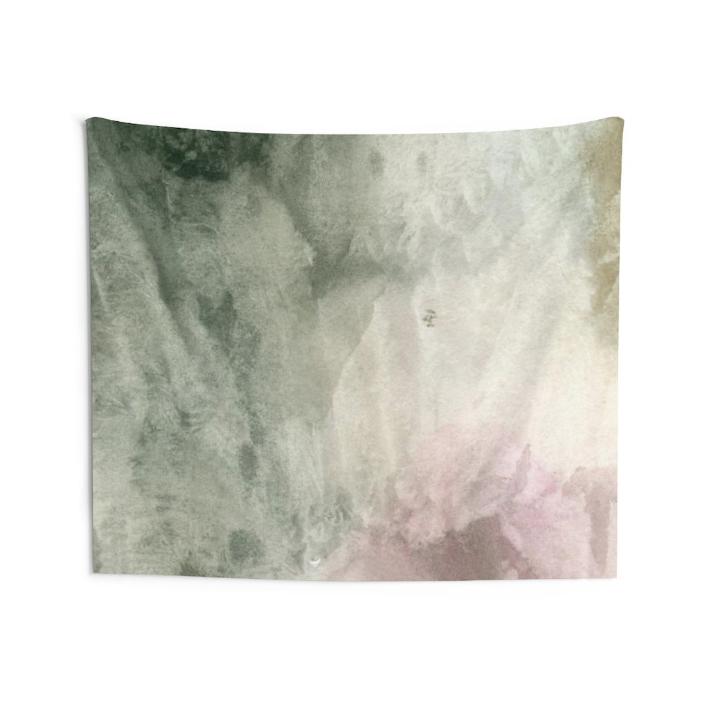 Abstract Tapestry | Green Purple Ombre