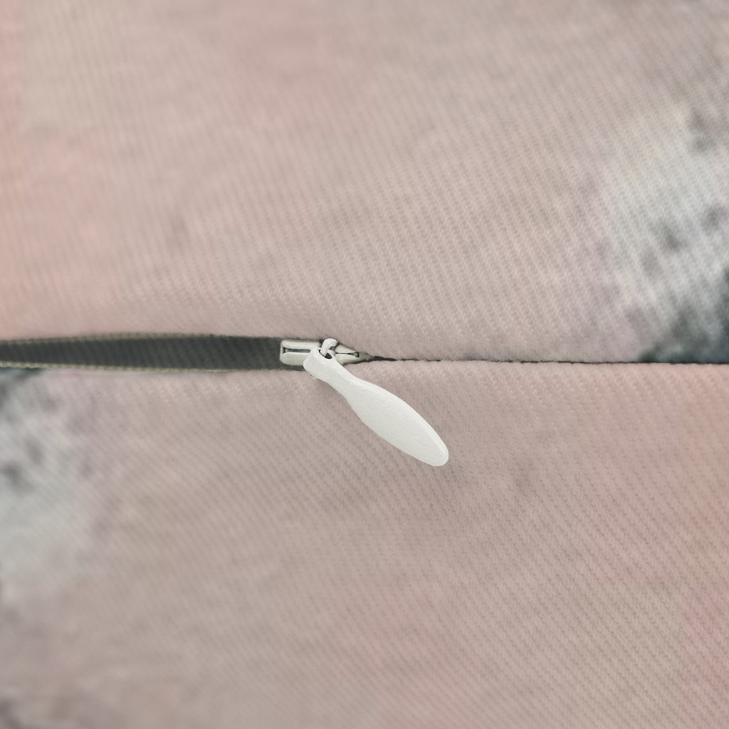 Abstract Boho Lumbar Pillow | Blush Pink Navy Blue Brown