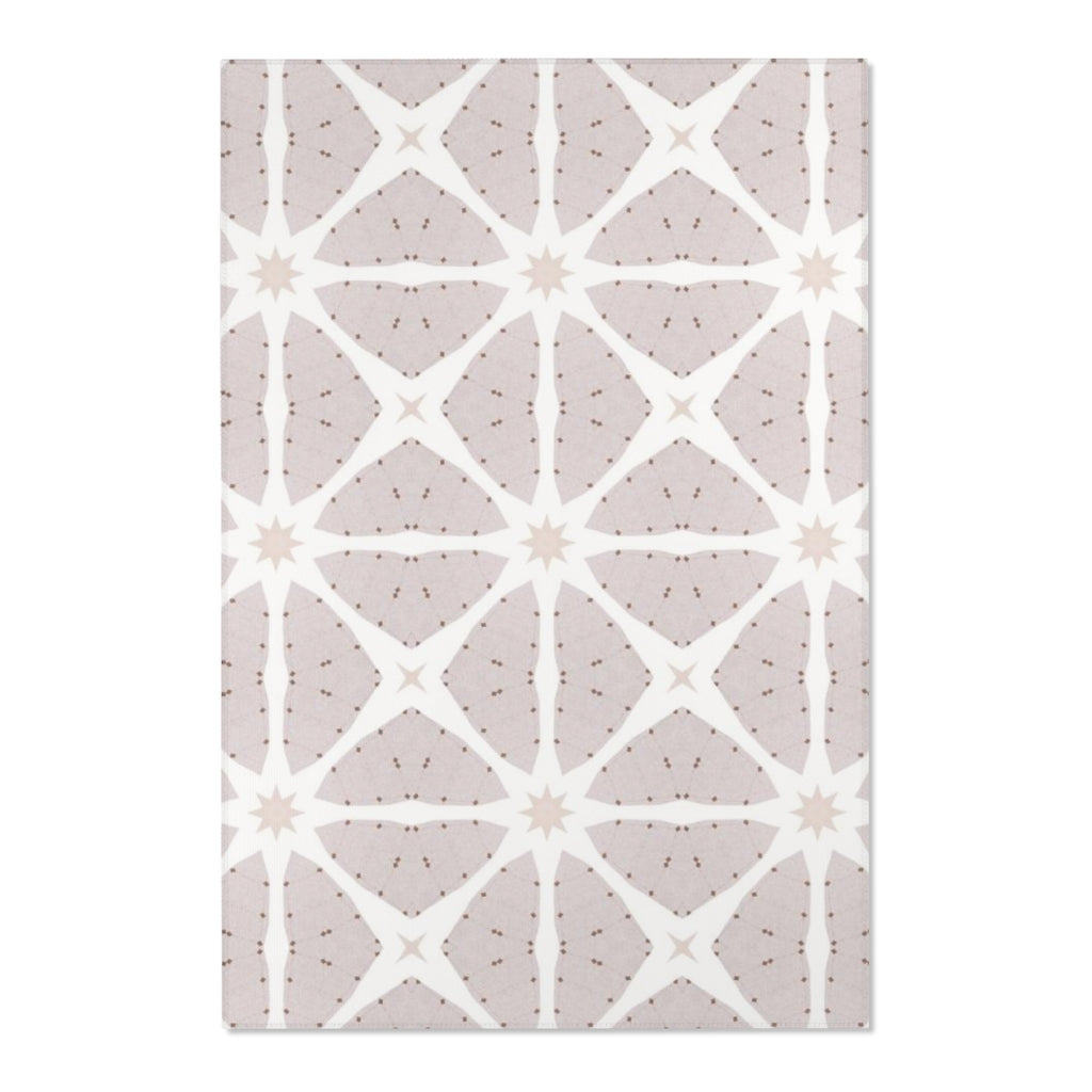 Geometric Area Rug | Beige Cream Pattern