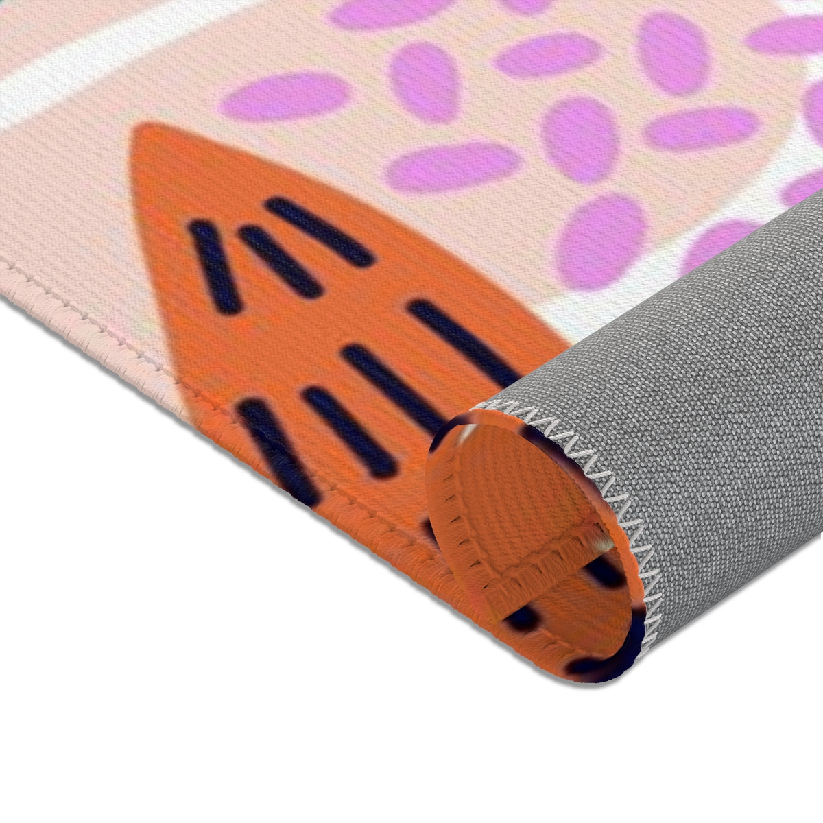 Floral Area Rug | Groovy Colorful Jungle Leaves