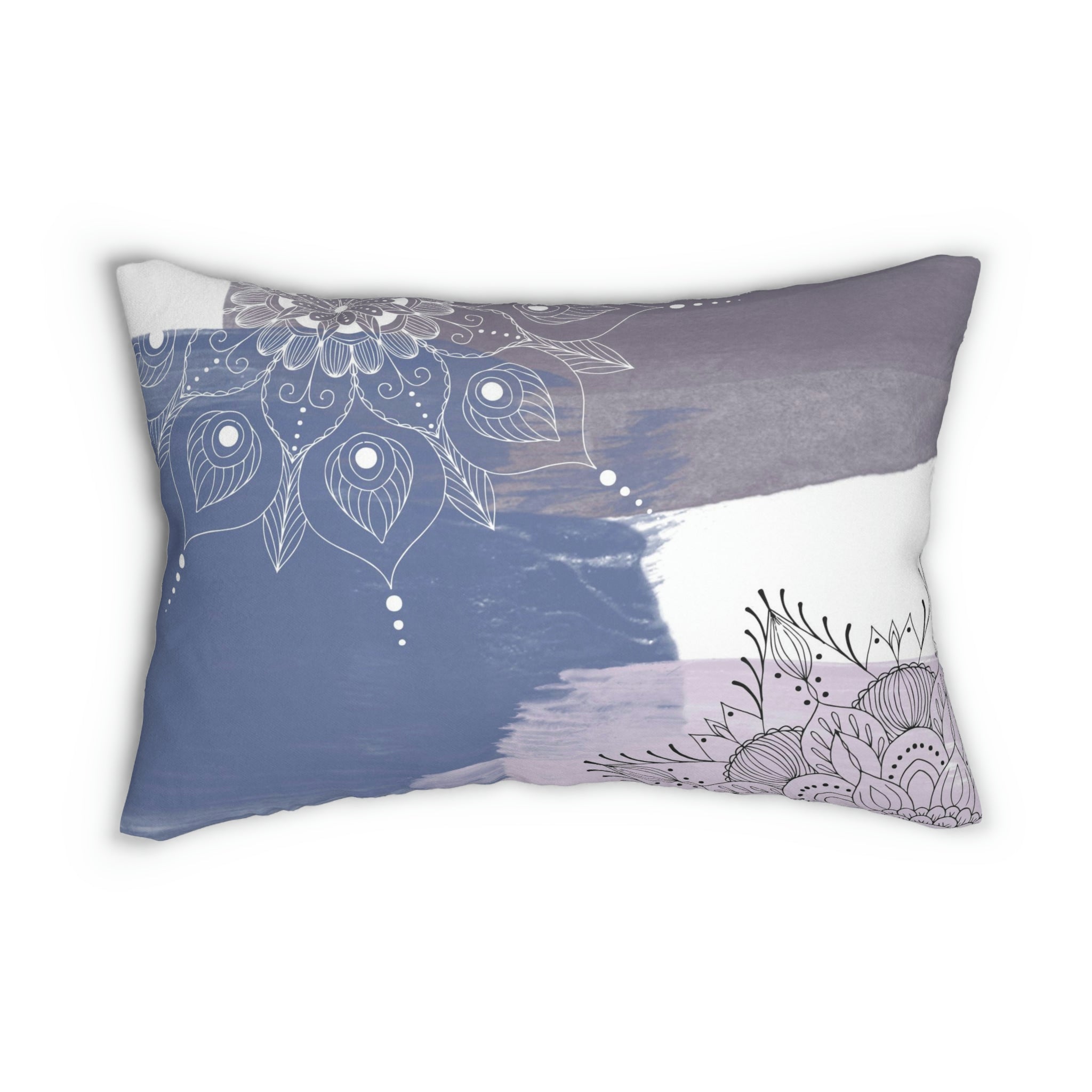 modern throw lumbar pillow with insert