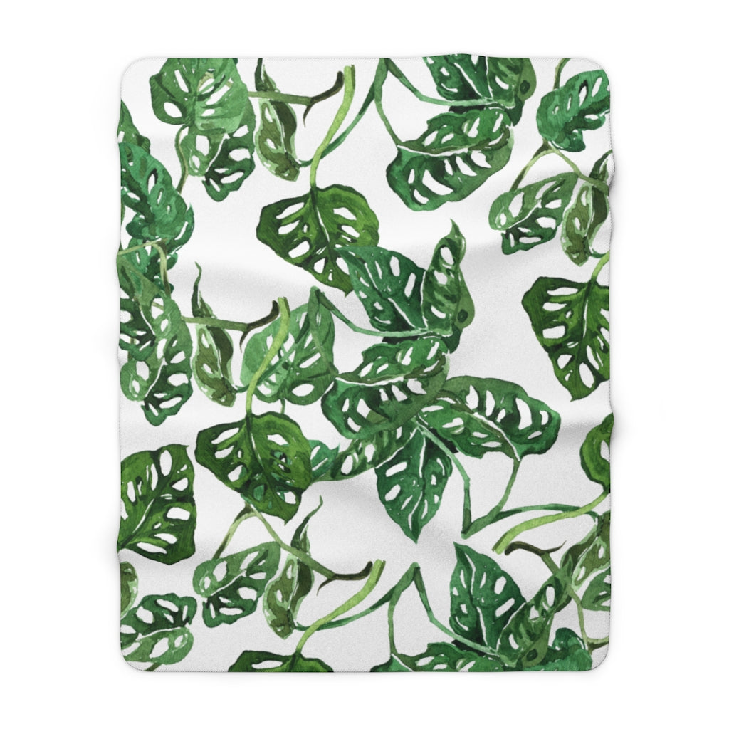 sherpa fleece throw blanket