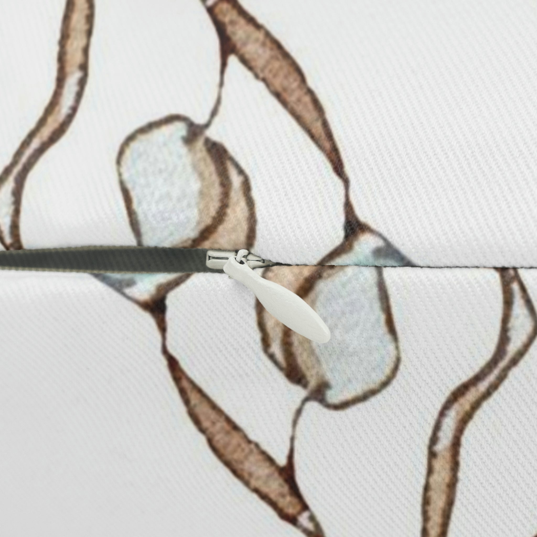 Mushroom Lumbar Pillow | White Fantasy Forest