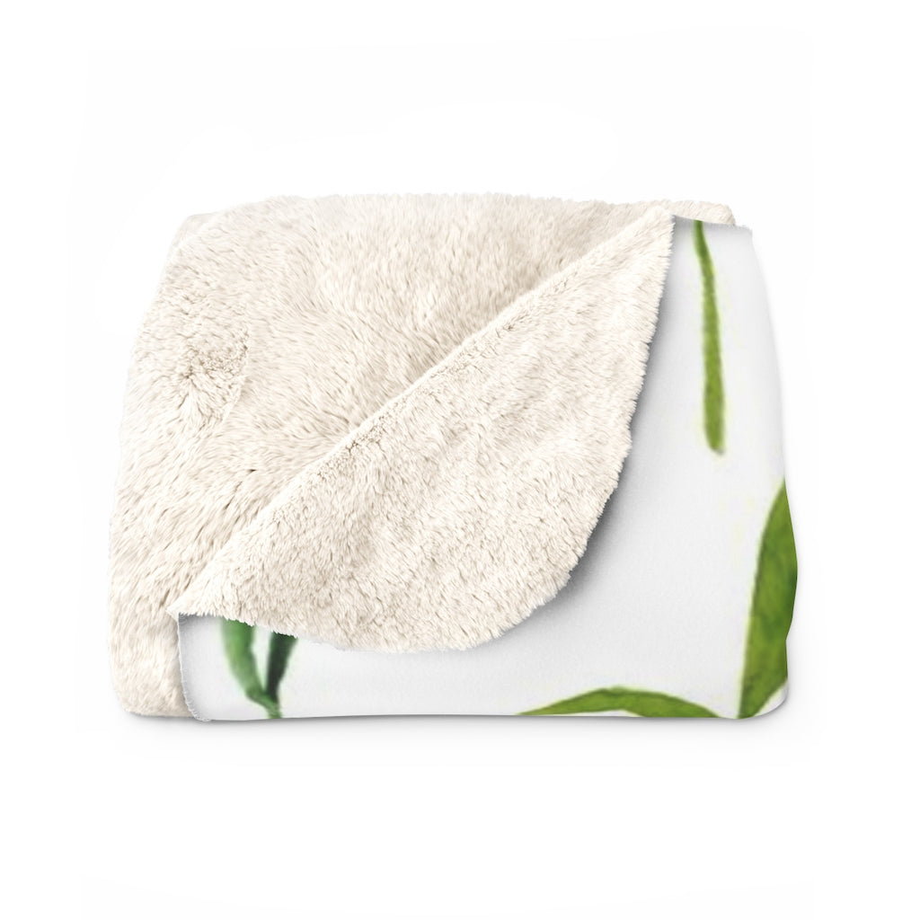 Floral Comfy Blanket | Lavander Butterflies