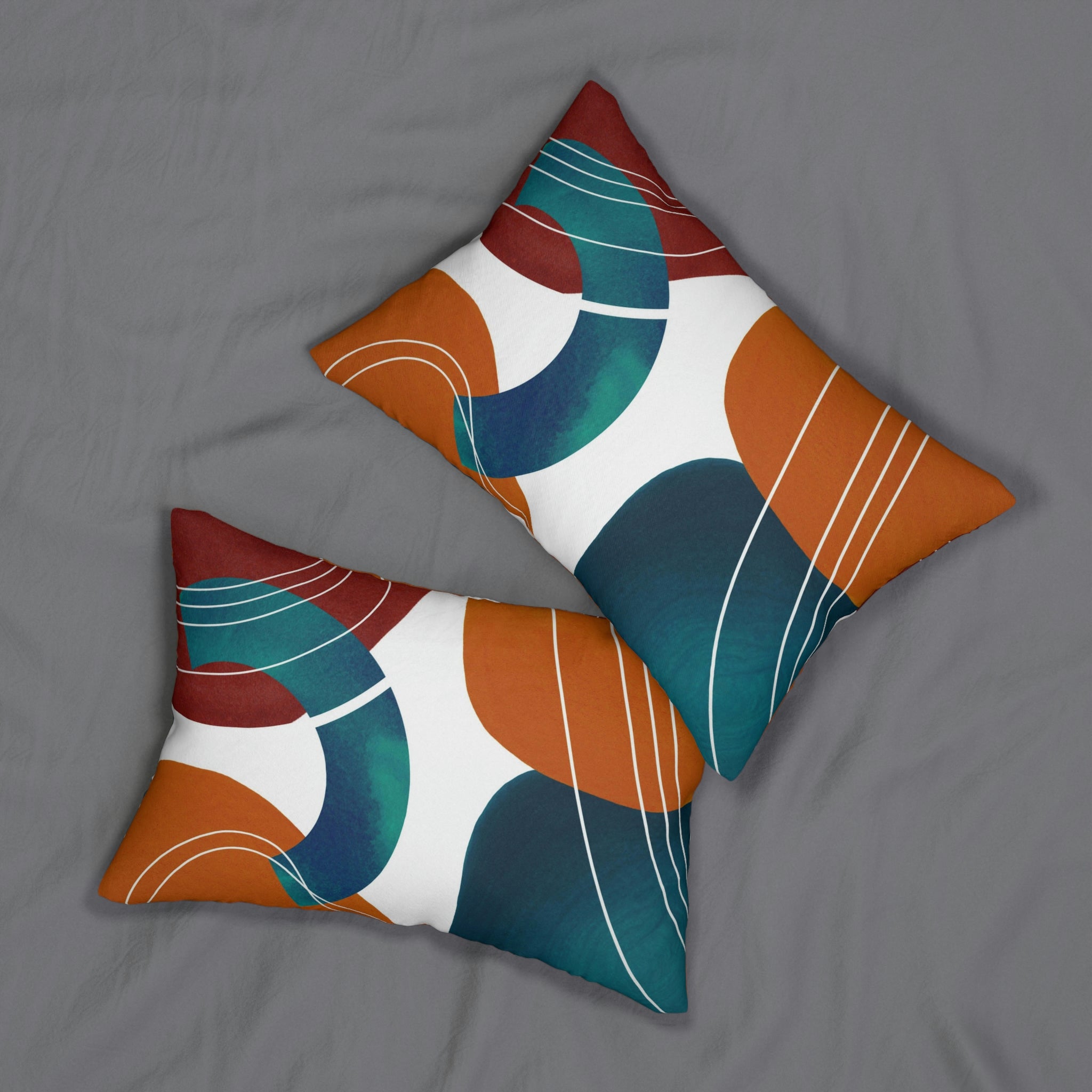 Lumbar Pillow | Rust Orange