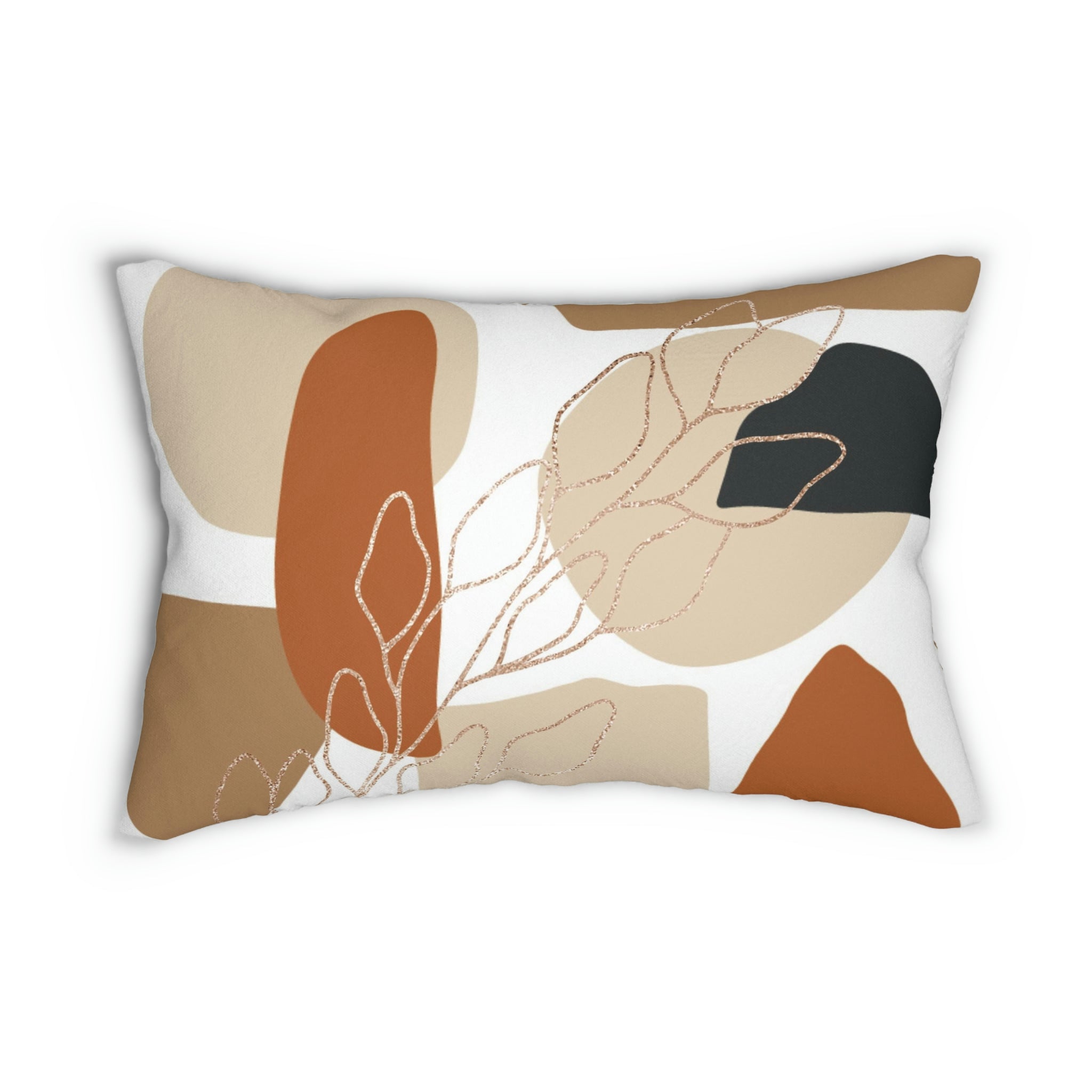 Lumbar rectangle throw pillow