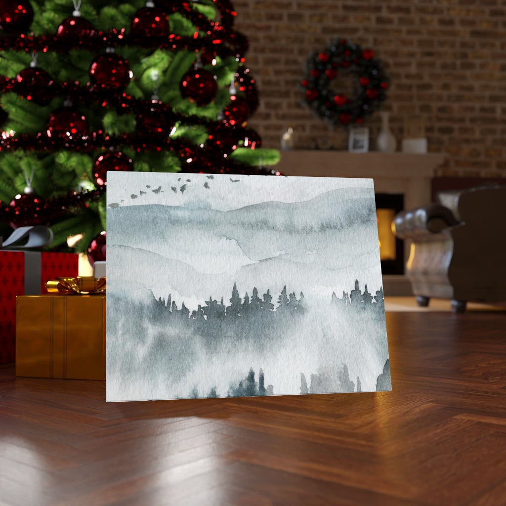 Nature Wall Canvas Art | Gray Woodlands
