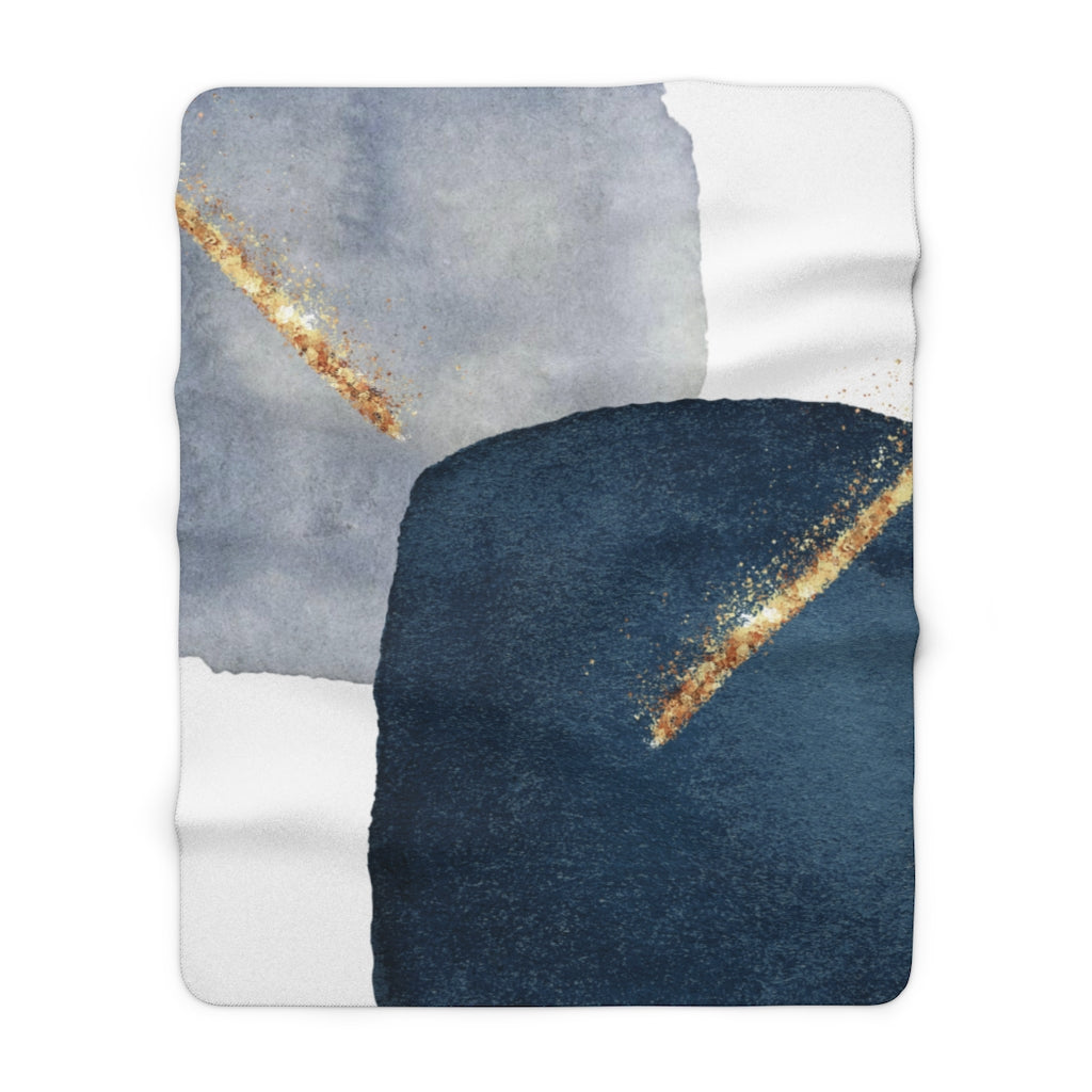 sherpa fleece throw blanket