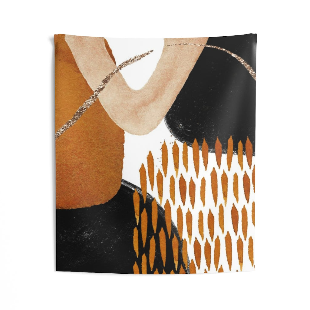 Abstract Tapestry | Yellow Rust Black Gold