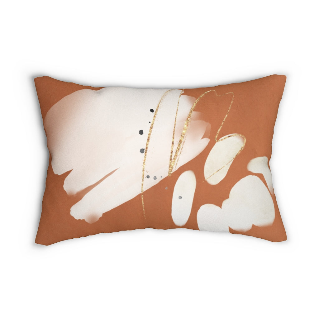 Lumbar rectangle throw pillow