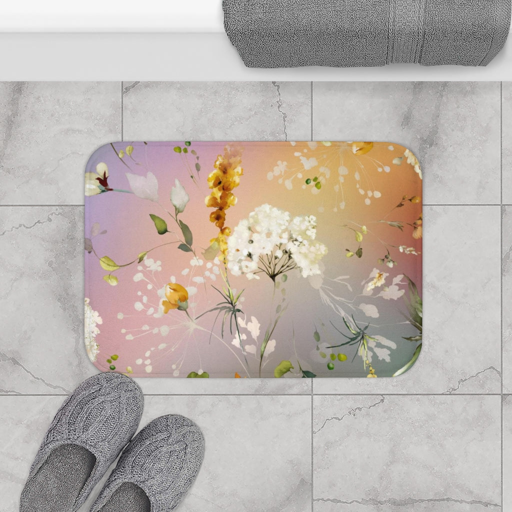 Floral Bath Mat | Wild Flowers