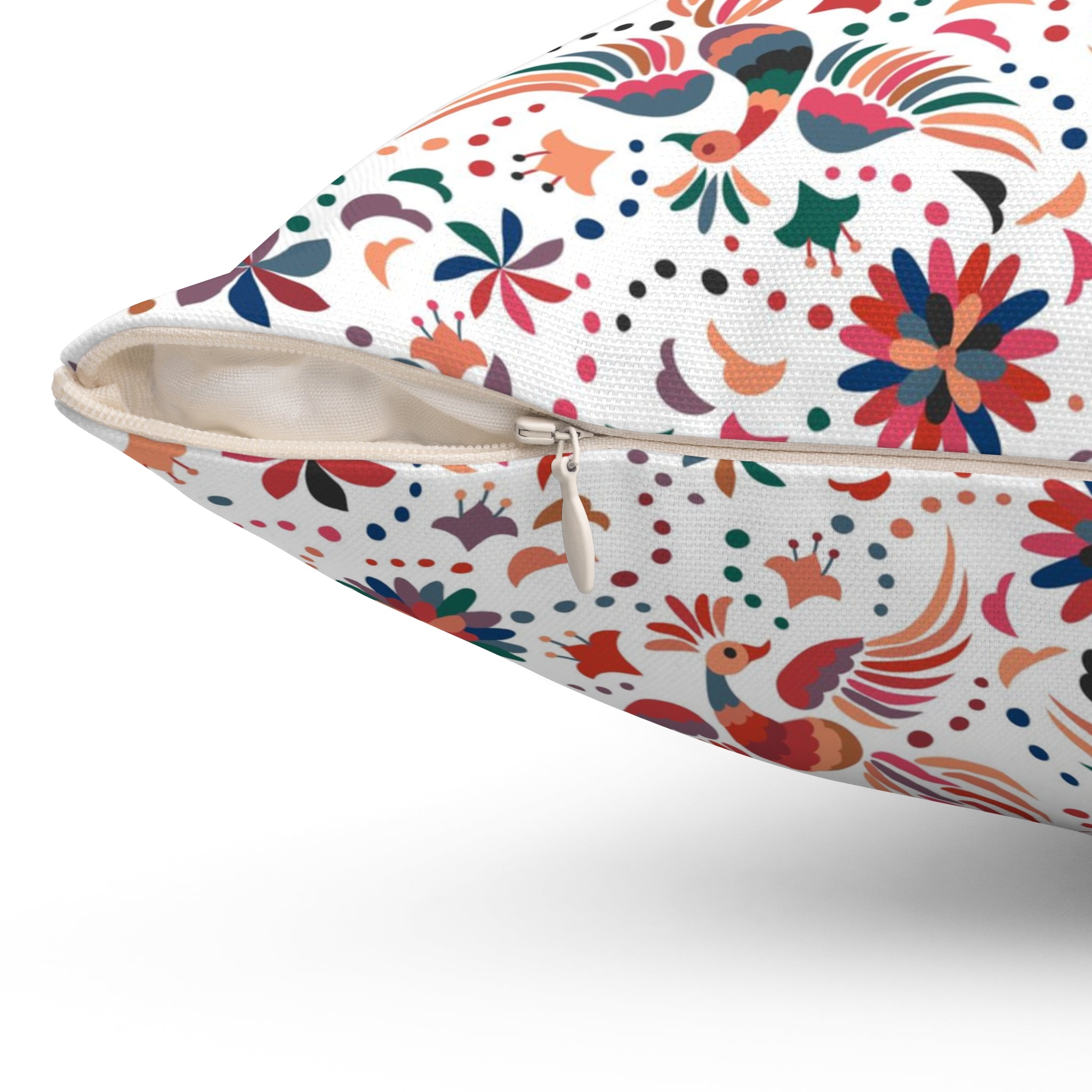 Folklore Pillow Cover | Red White Phoenix