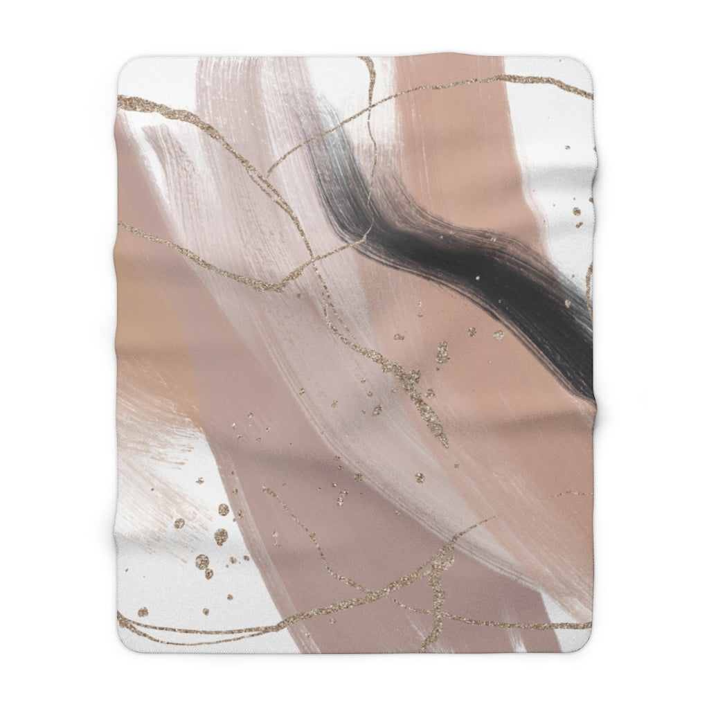 sherpa fleece throw blanket