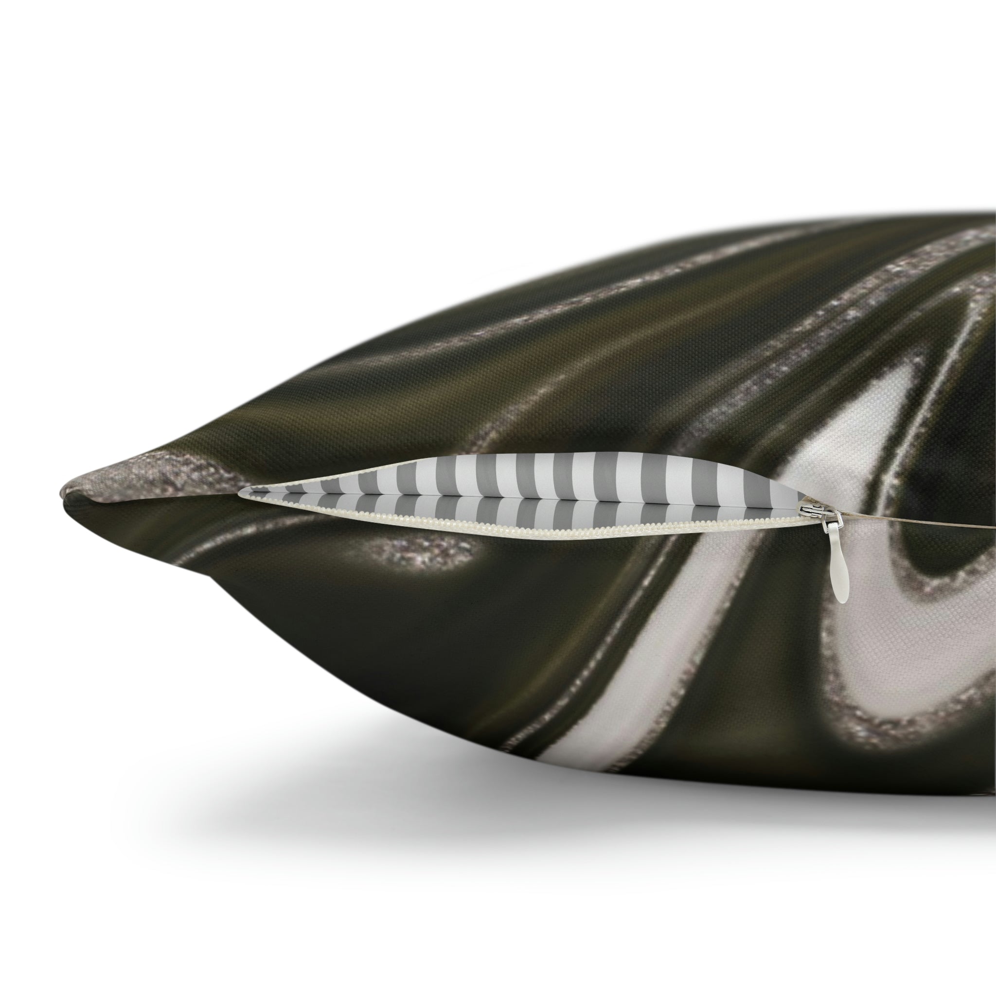 Abstract Boho Pillow Cover | Grey Mint Green | Watercolor