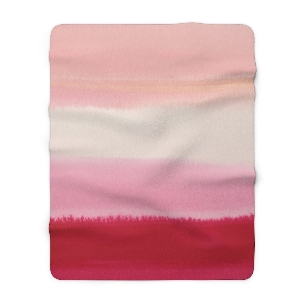 sherpa fleece throw blanket