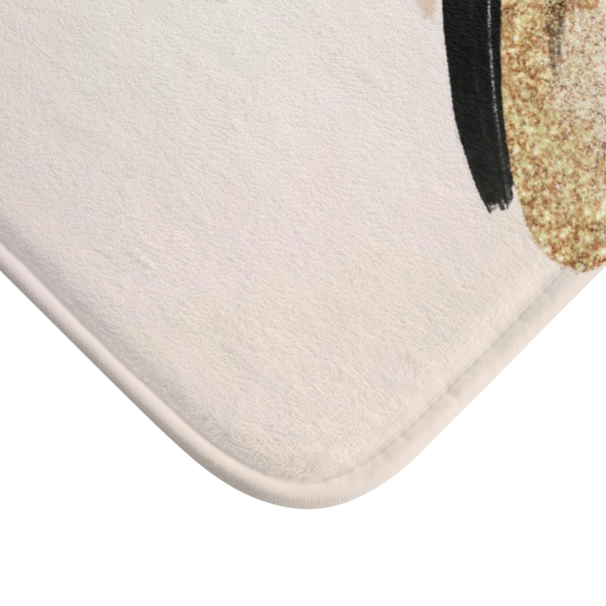Abstract Bath Mat | Beige Ombre, Earth Tones