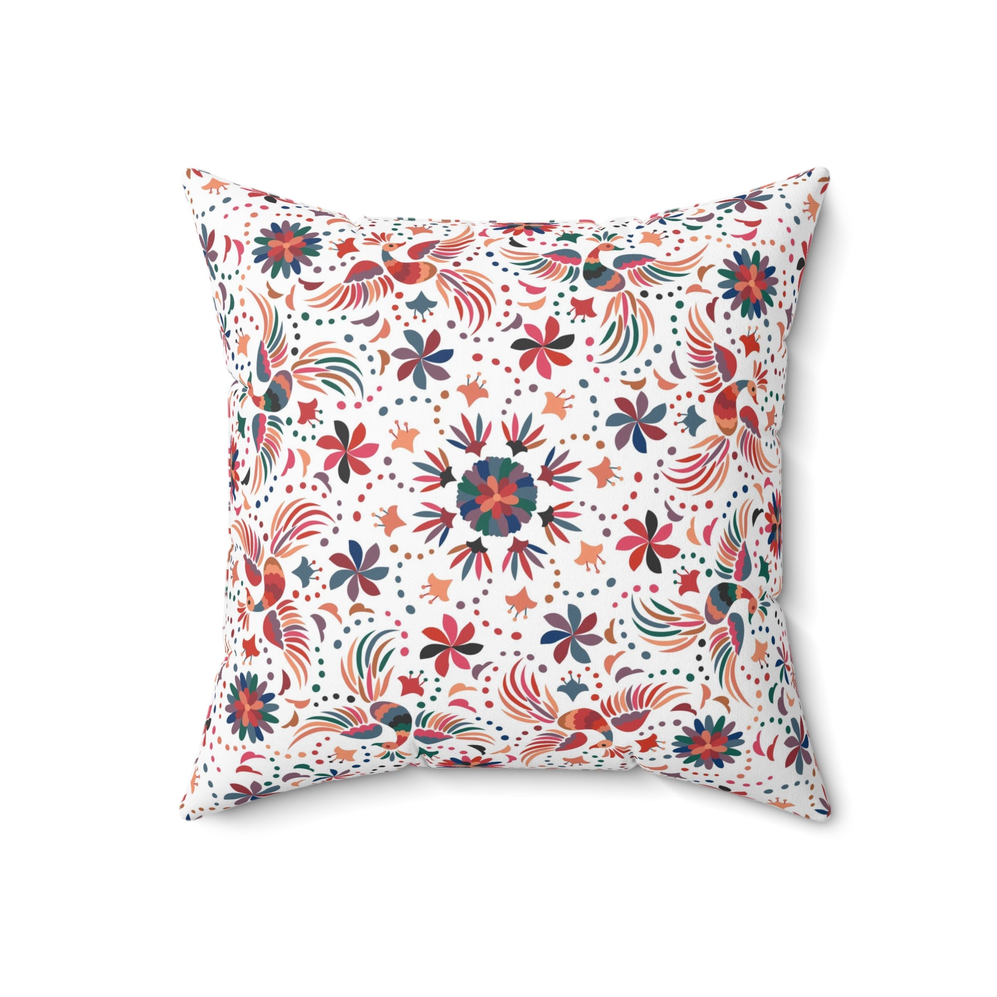 Folklore Pillow Cover | Red White Phoenix