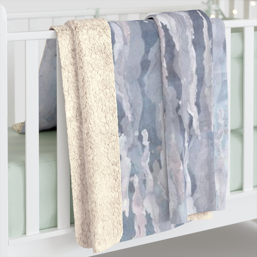 Clouds Comfy Blanket | Blue Ombre