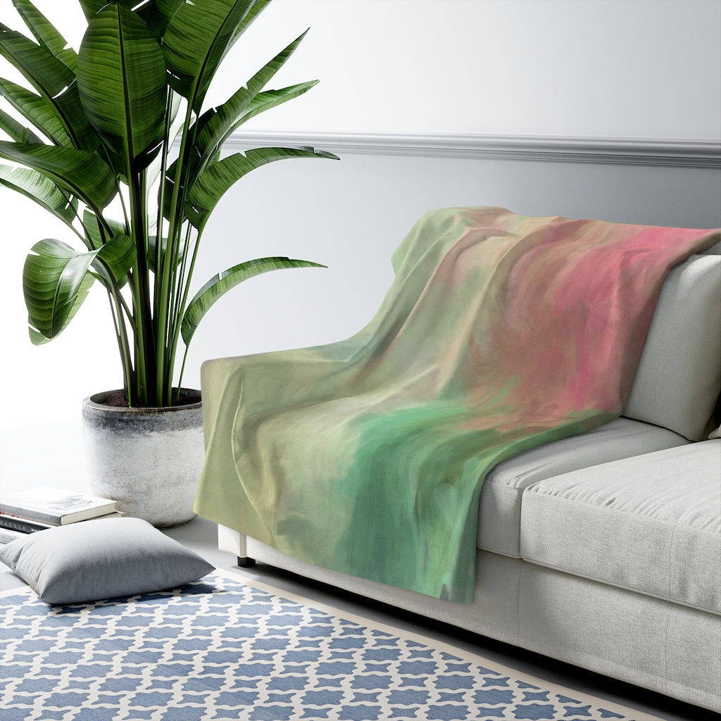 sherpa fleece throw blanket