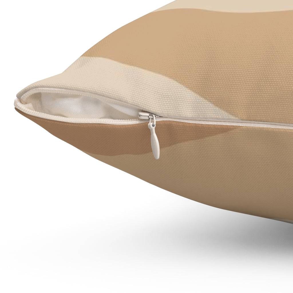 Abstract Pillow Cover | Beige Moon