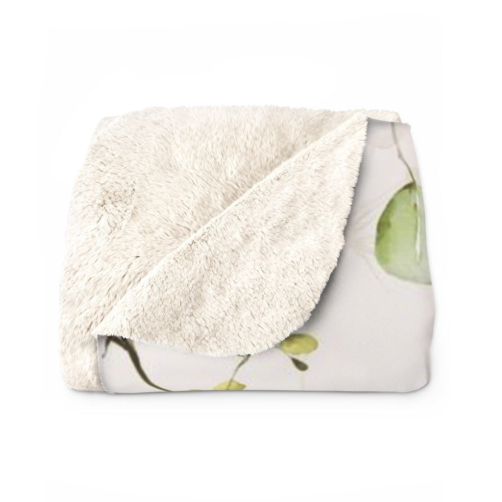 Floral Comfy Blanket | Wild Flowers Lavander Yellow