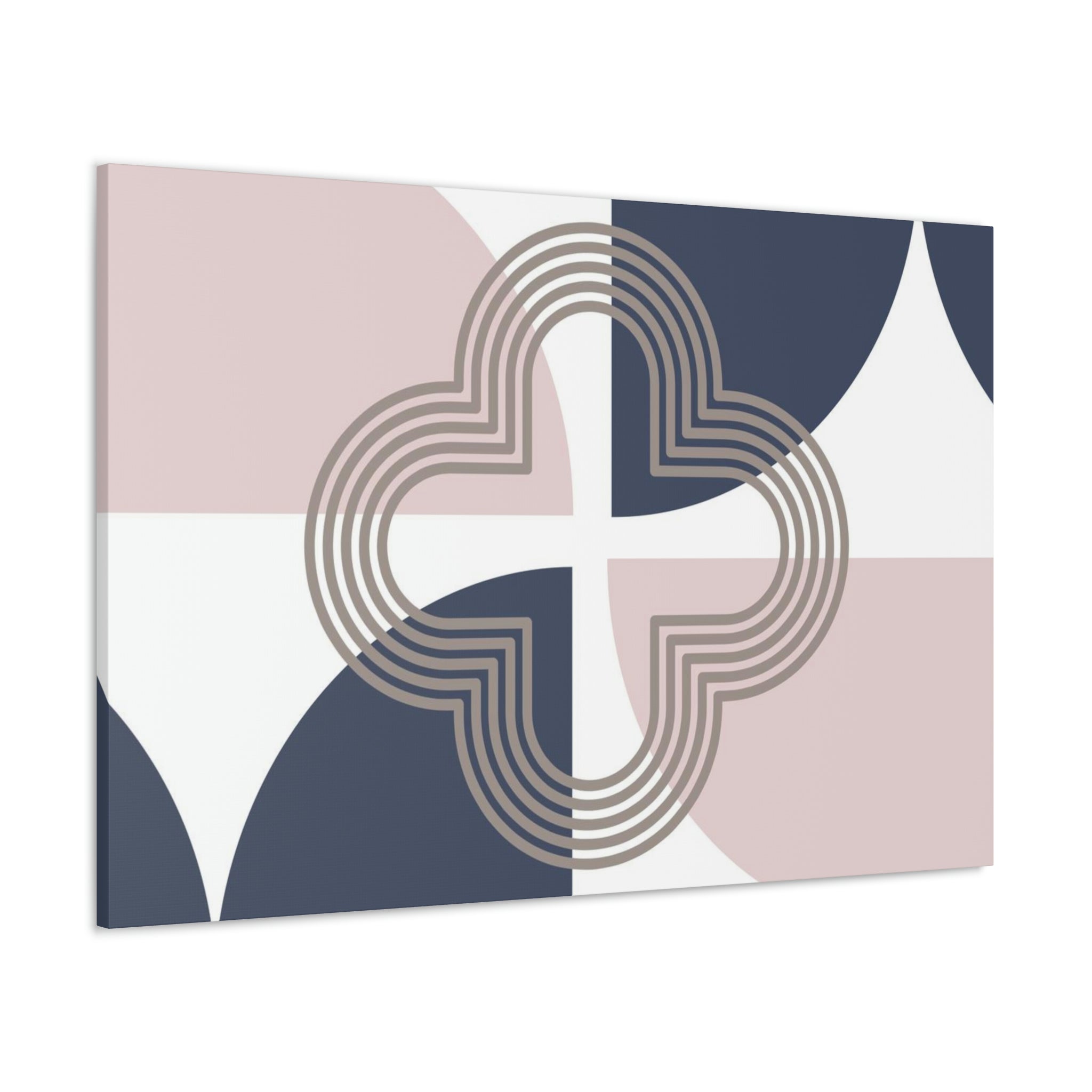 Mid Century Canvas Wall Art | Geometric